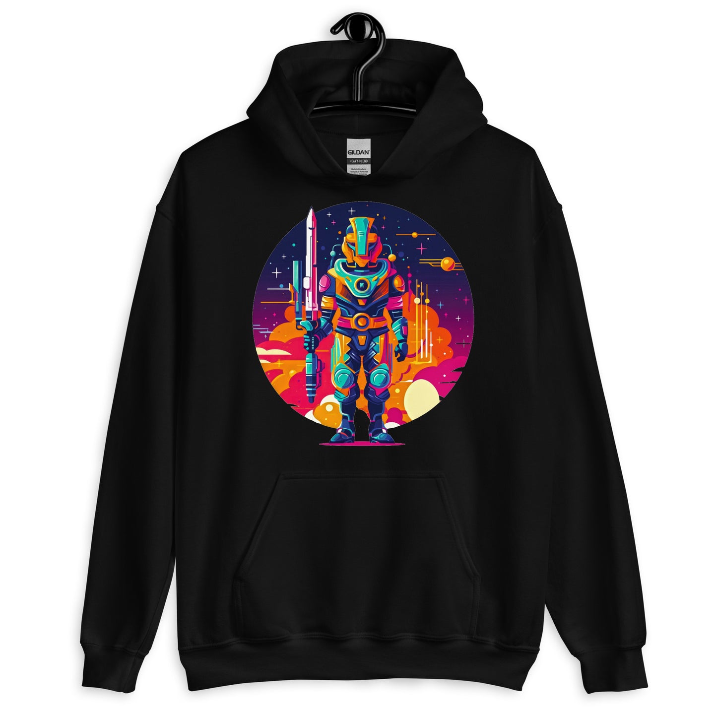 Vector Soldier Two - Unisex Gildan 18500 Hoodie