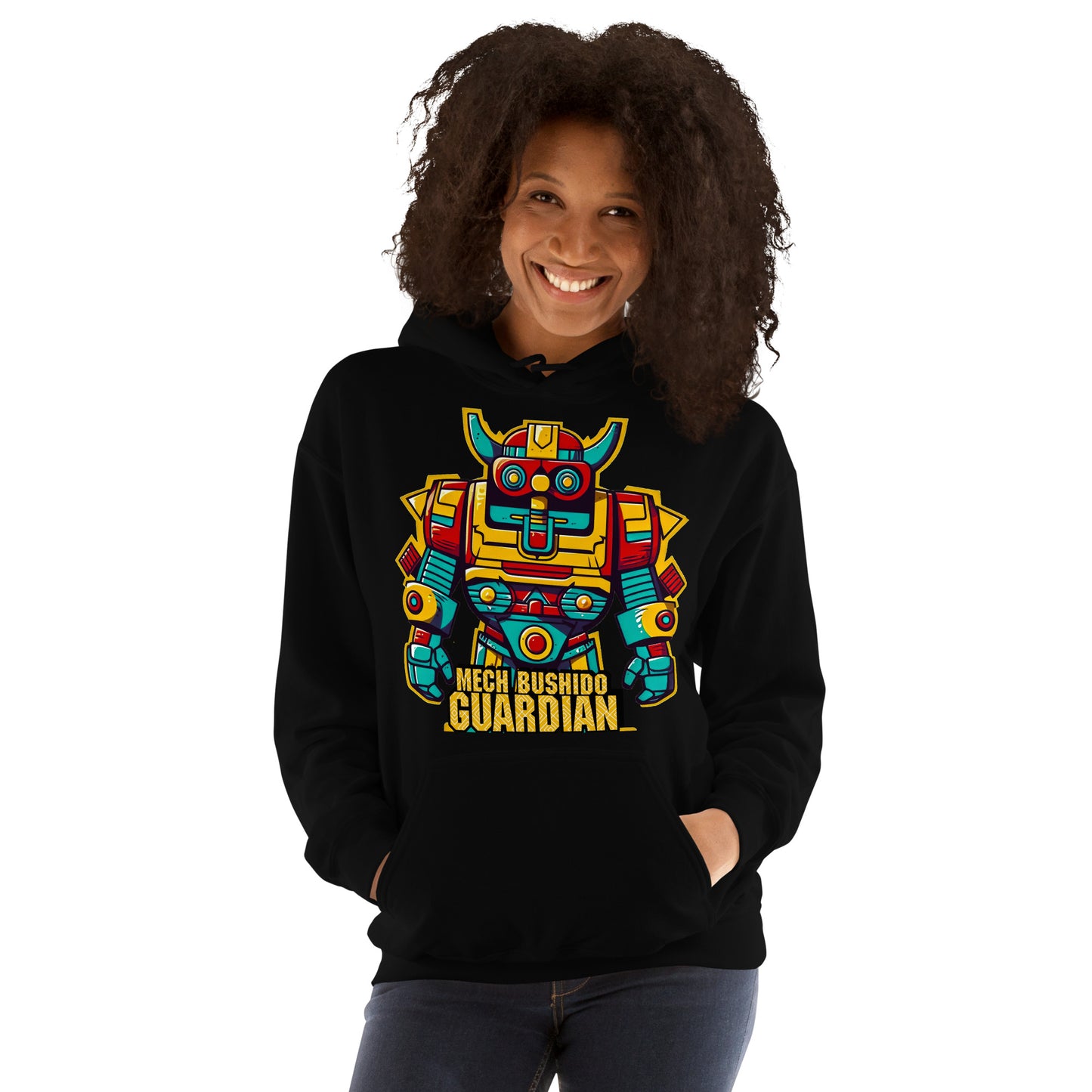 Mech Bushido Guardian - Unisex Gildan 18500 Hoodie