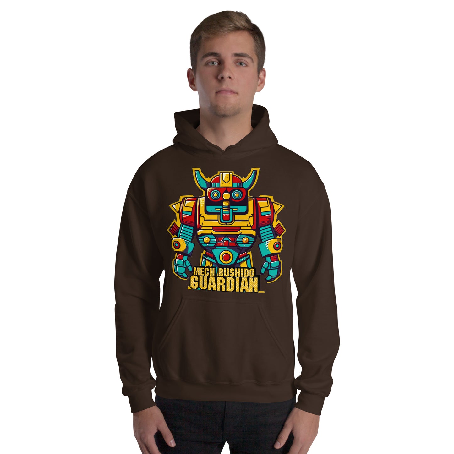 Mech Bushido Guardian - Unisex Gildan 18500 Hoodie