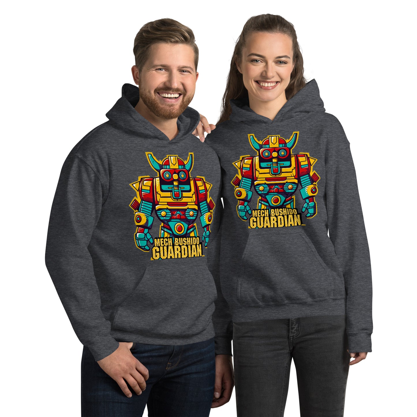 Mech Bushido Guardian - Unisex Gildan 18500 Hoodie