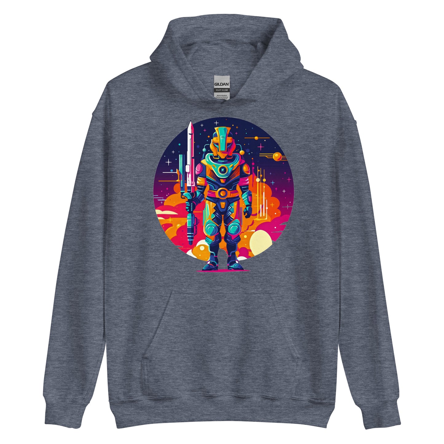 Vector Soldier Two - Unisex Gildan 18500 Hoodie