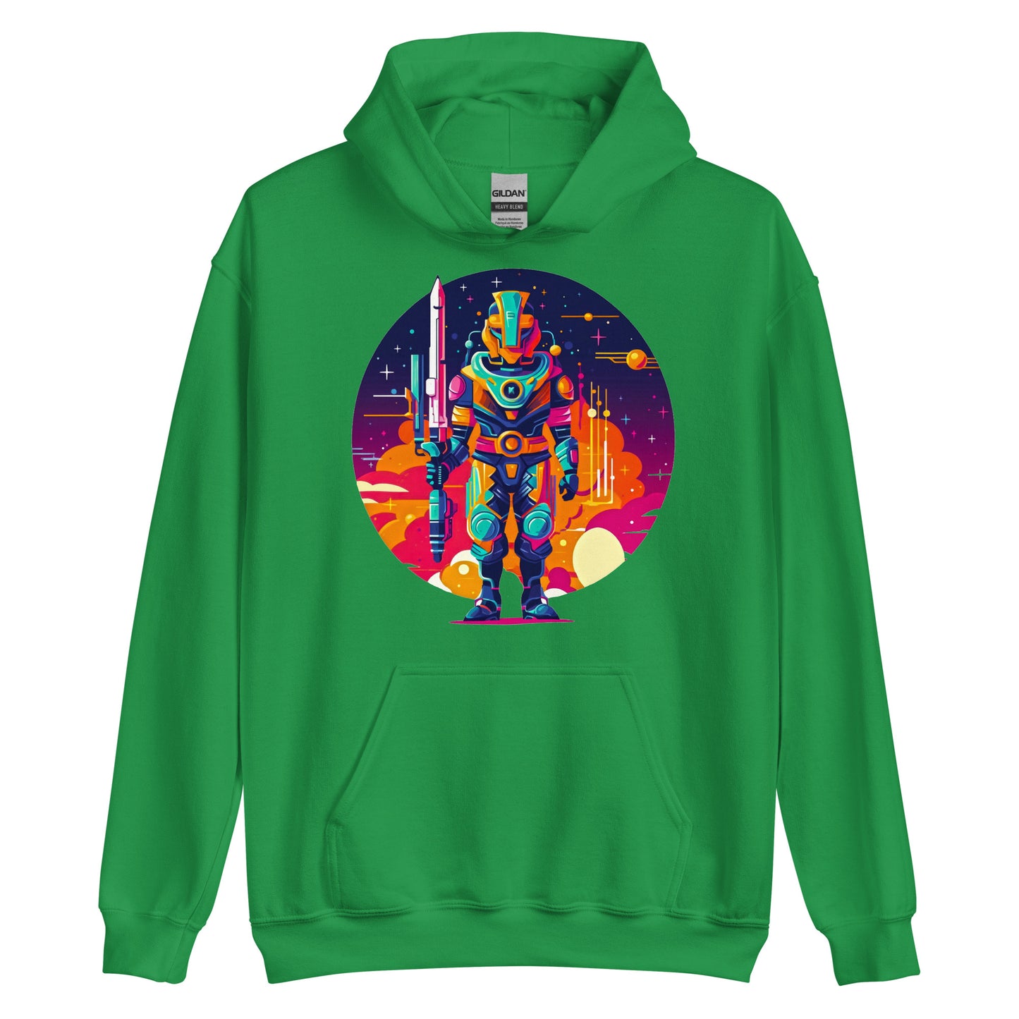 Vector Soldier Two - Unisex Gildan 18500 Hoodie