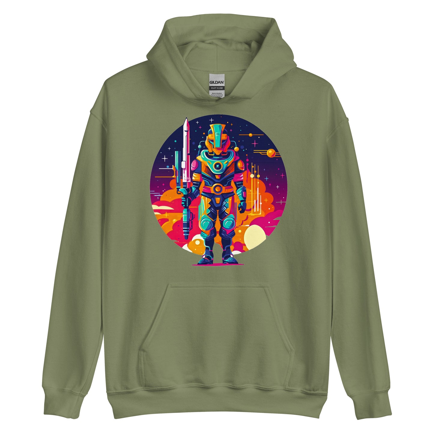 Vector Soldier Two - Unisex Gildan 18500 Hoodie