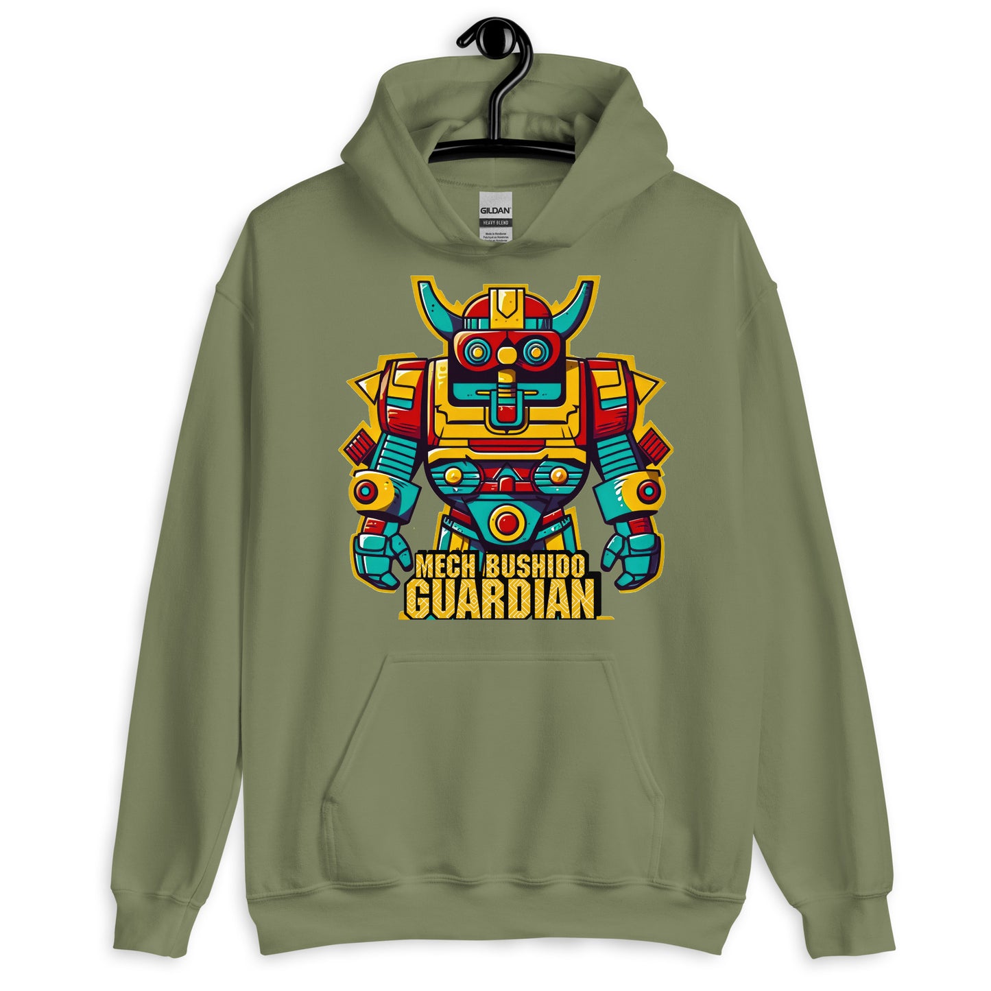 Mech Bushido Guardian - Unisex Gildan 18500 Hoodie