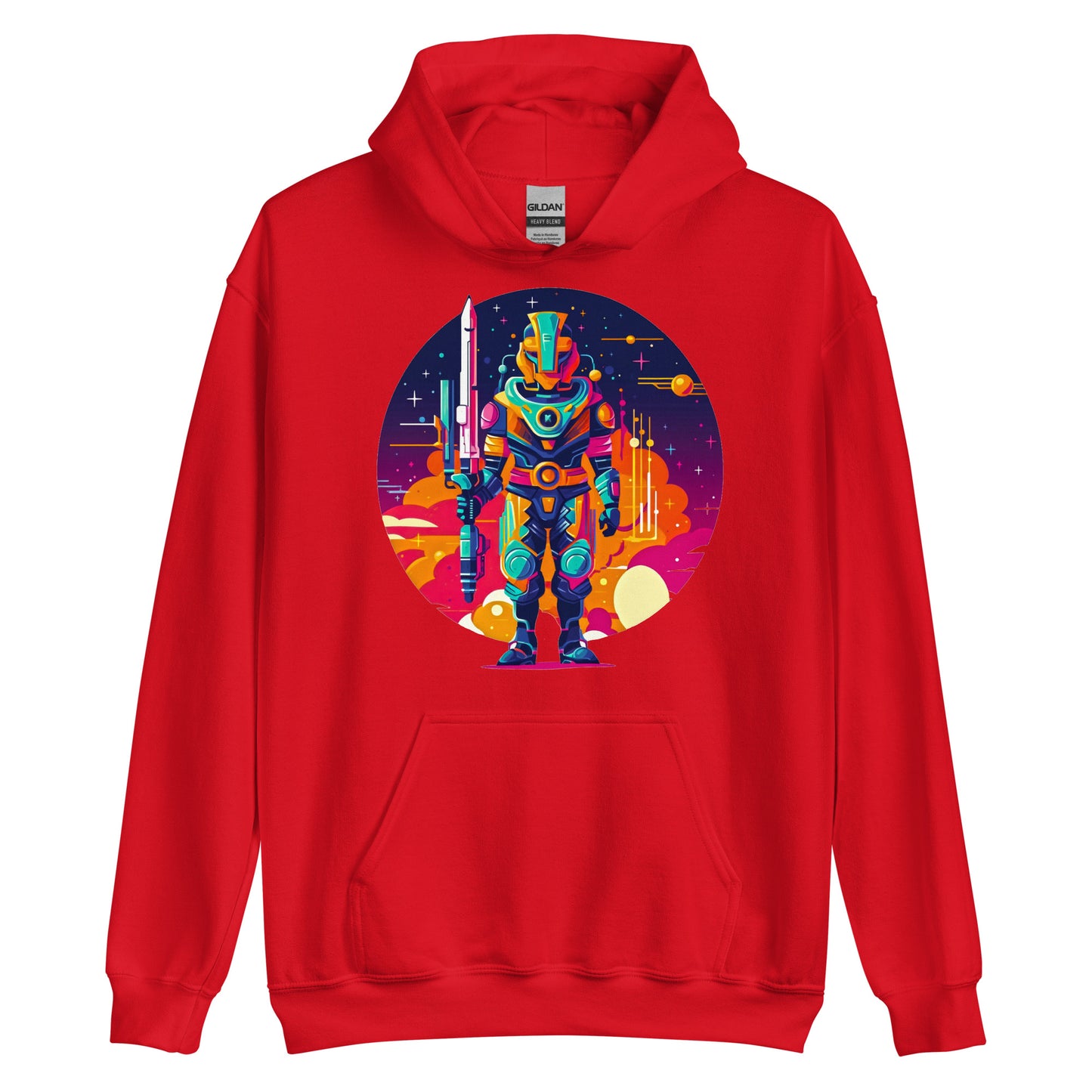 Vector Soldier Two - Unisex Gildan 18500 Hoodie