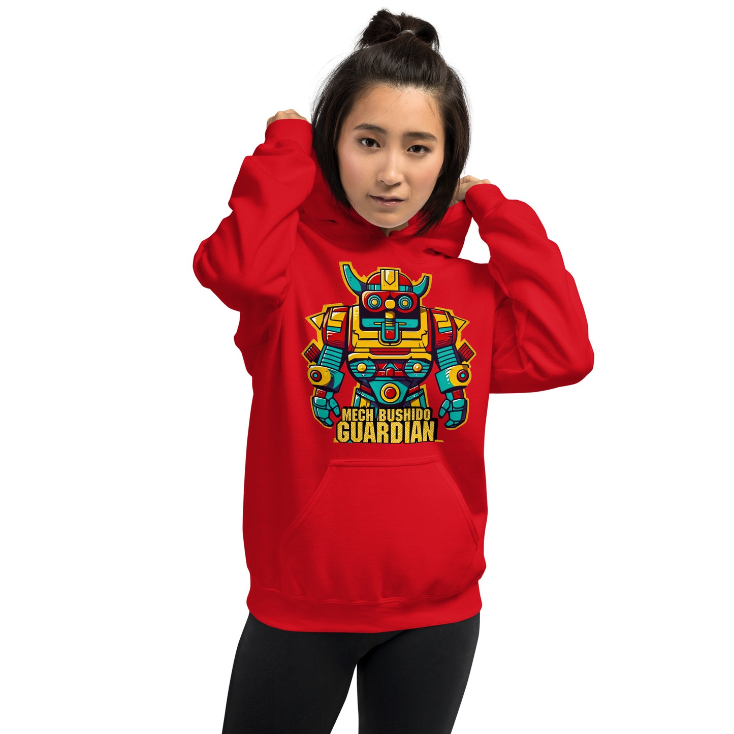 Mech Bushido Guardian - Unisex Gildan 18500 Hoodie