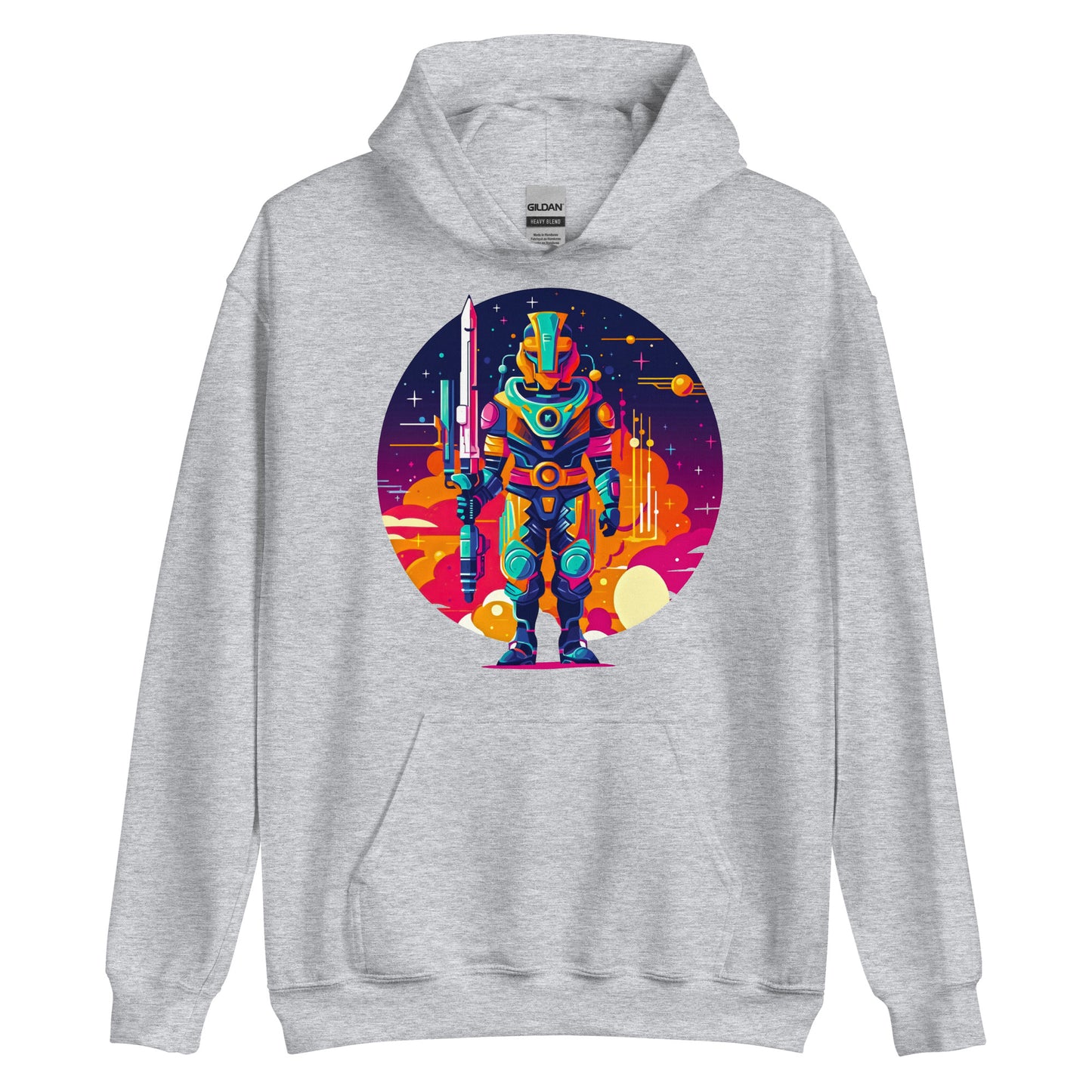 Vector Soldier Two - Unisex Gildan 18500 Hoodie