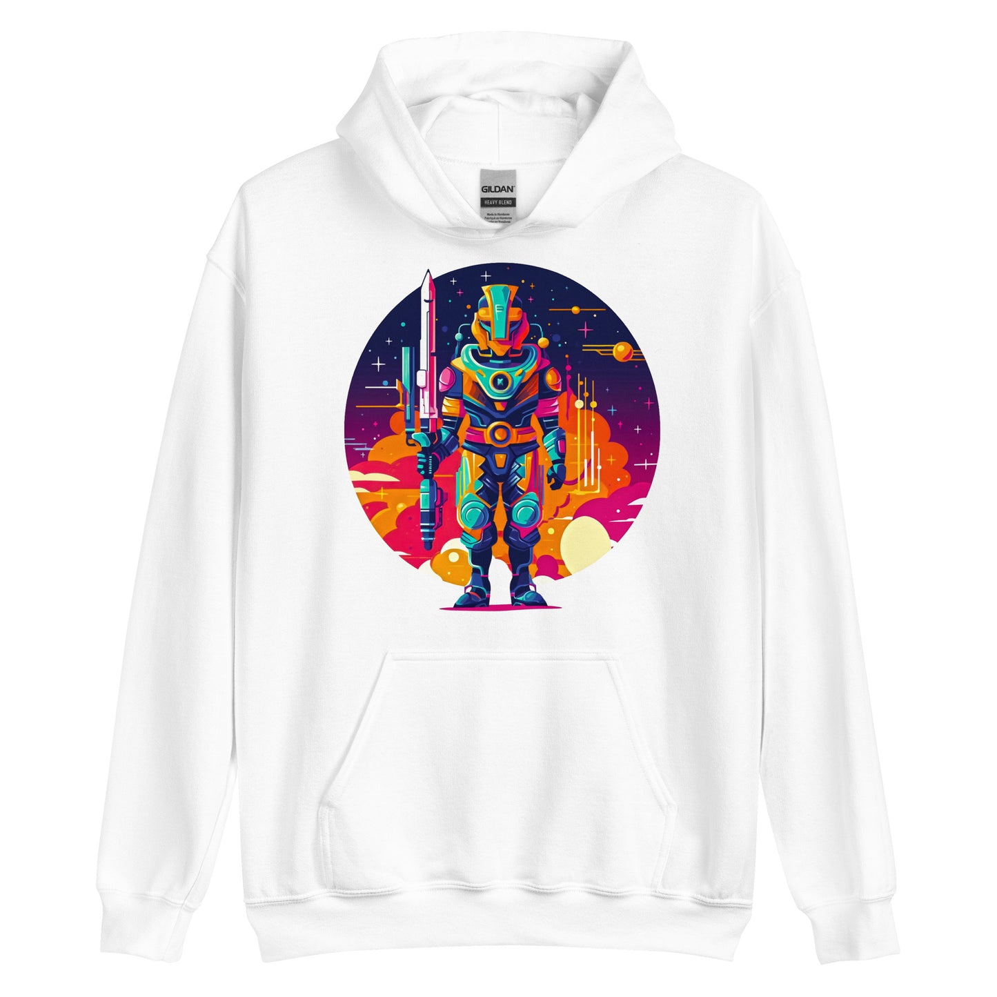 Vector Soldier Two - Unisex Gildan 18500 Hoodie