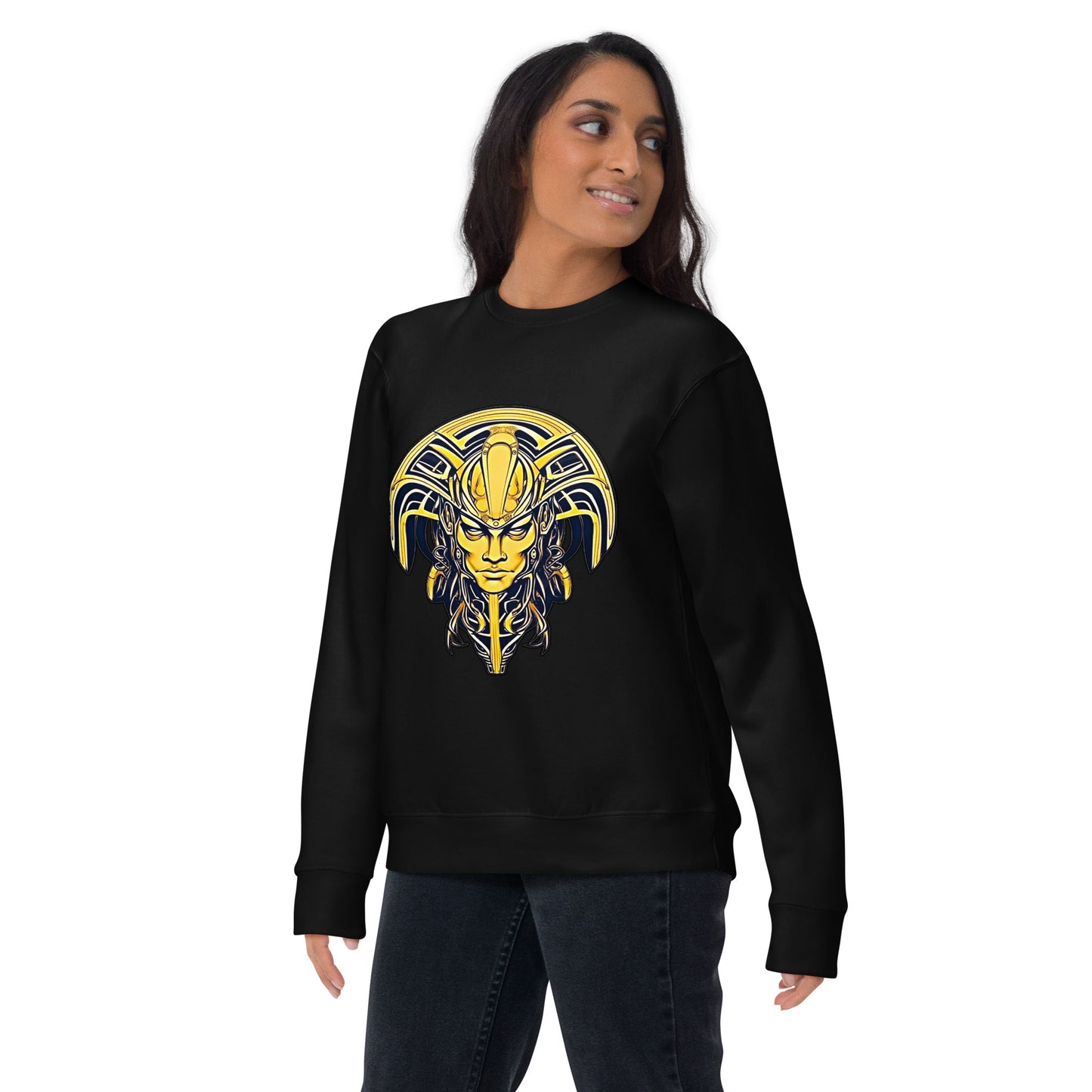 The Mask of Valor: Kara - Unisex Premium Sweatshirt