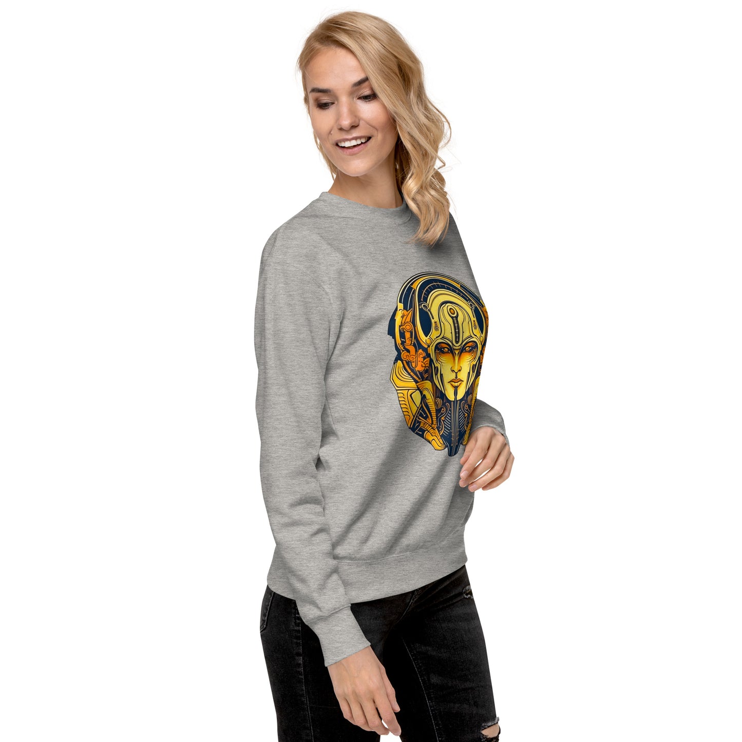 The Guardian's Mask: Alloyra - Unisex Premium Sweatshirt