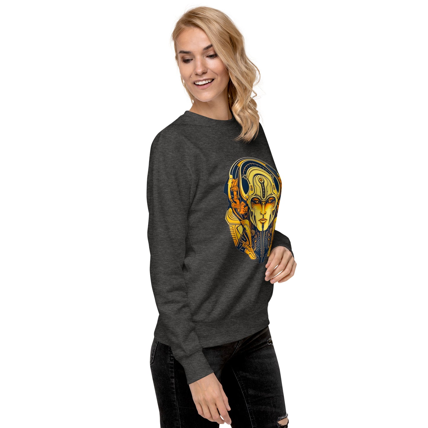 The Guardian's Mask: Alloyra - Unisex Premium Sweatshirt