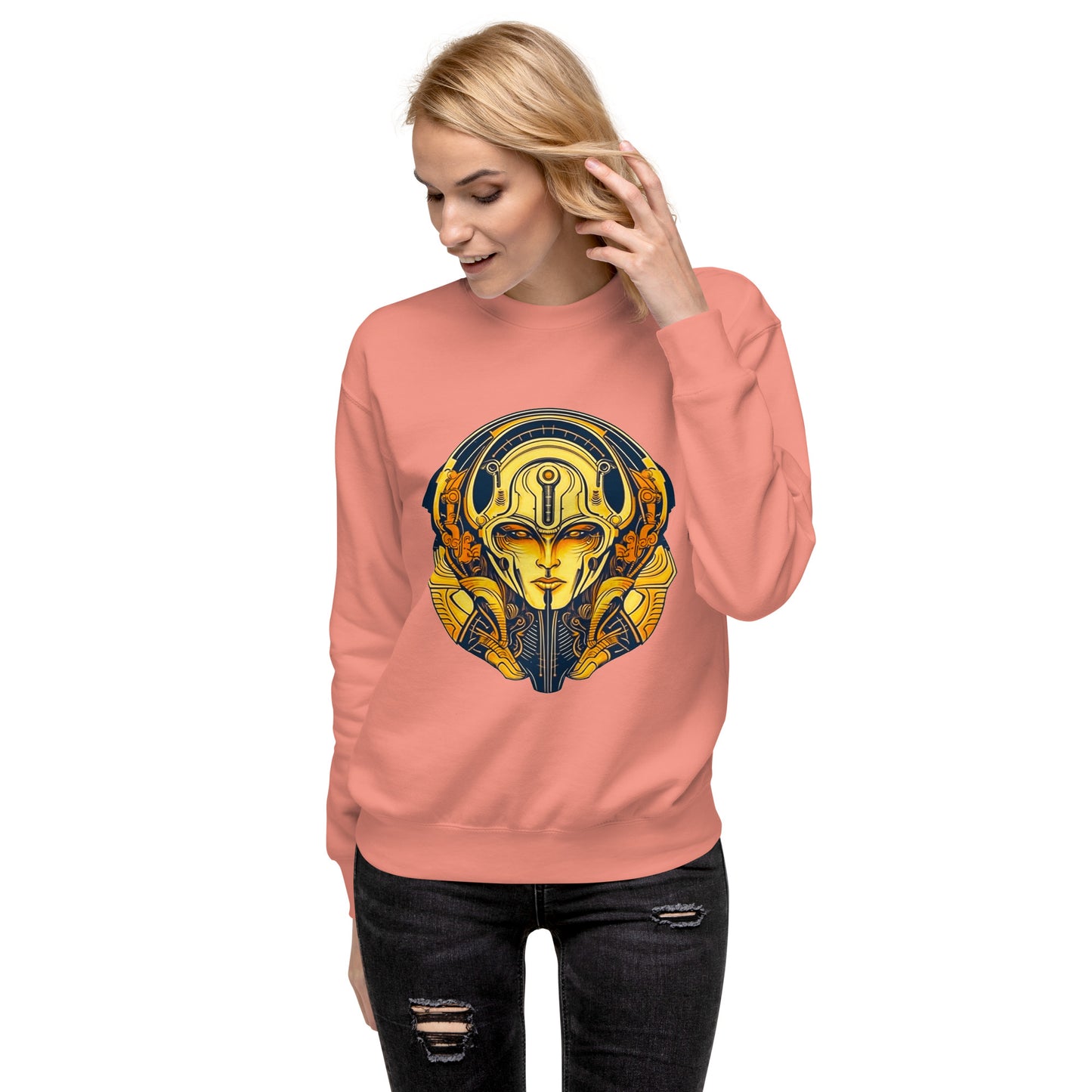 The Guardian's Mask: Alloyra - Unisex Premium Sweatshirt