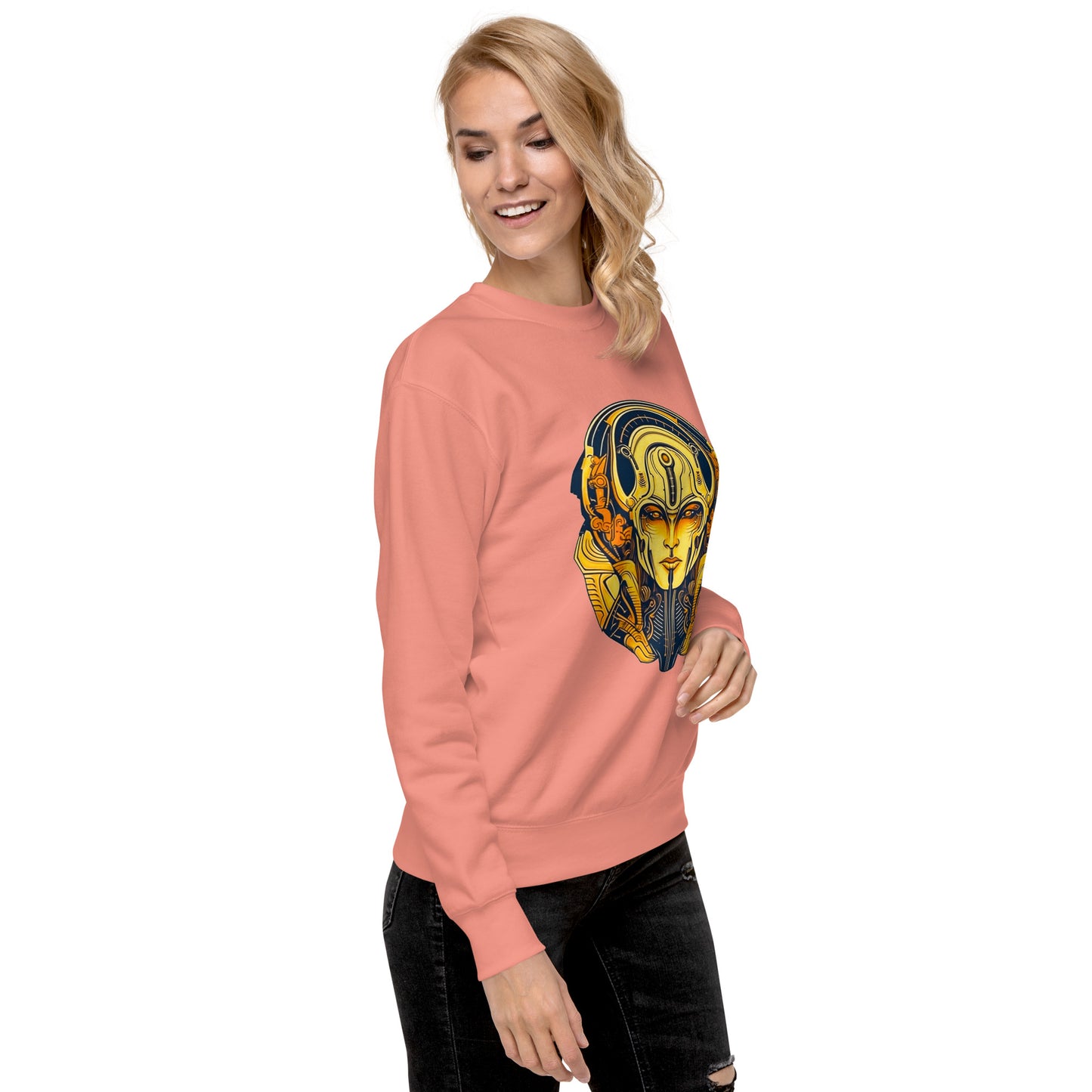 The Guardian's Mask: Alloyra - Unisex Premium Sweatshirt