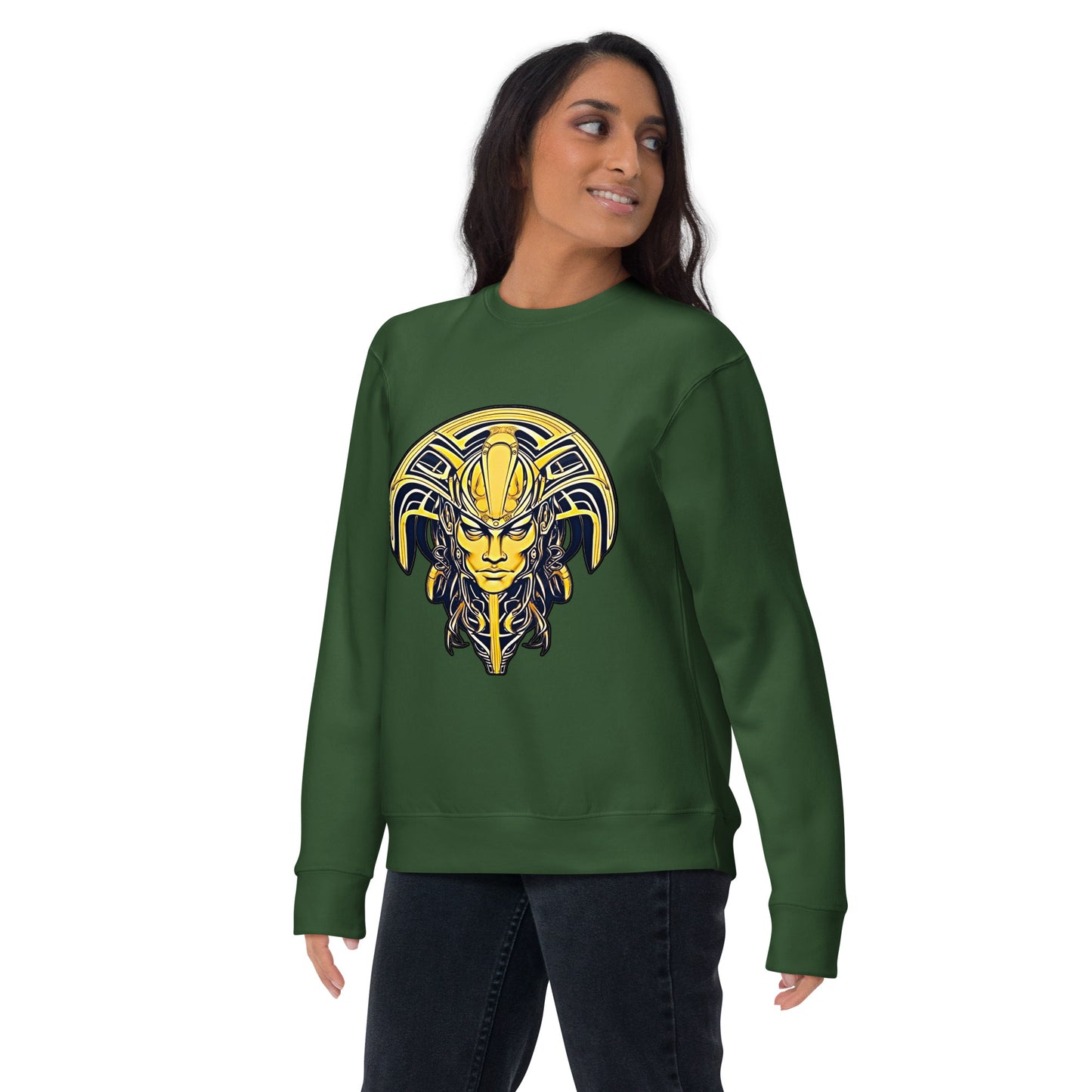 The Mask of Valor: Kara - Unisex Premium Sweatshirt