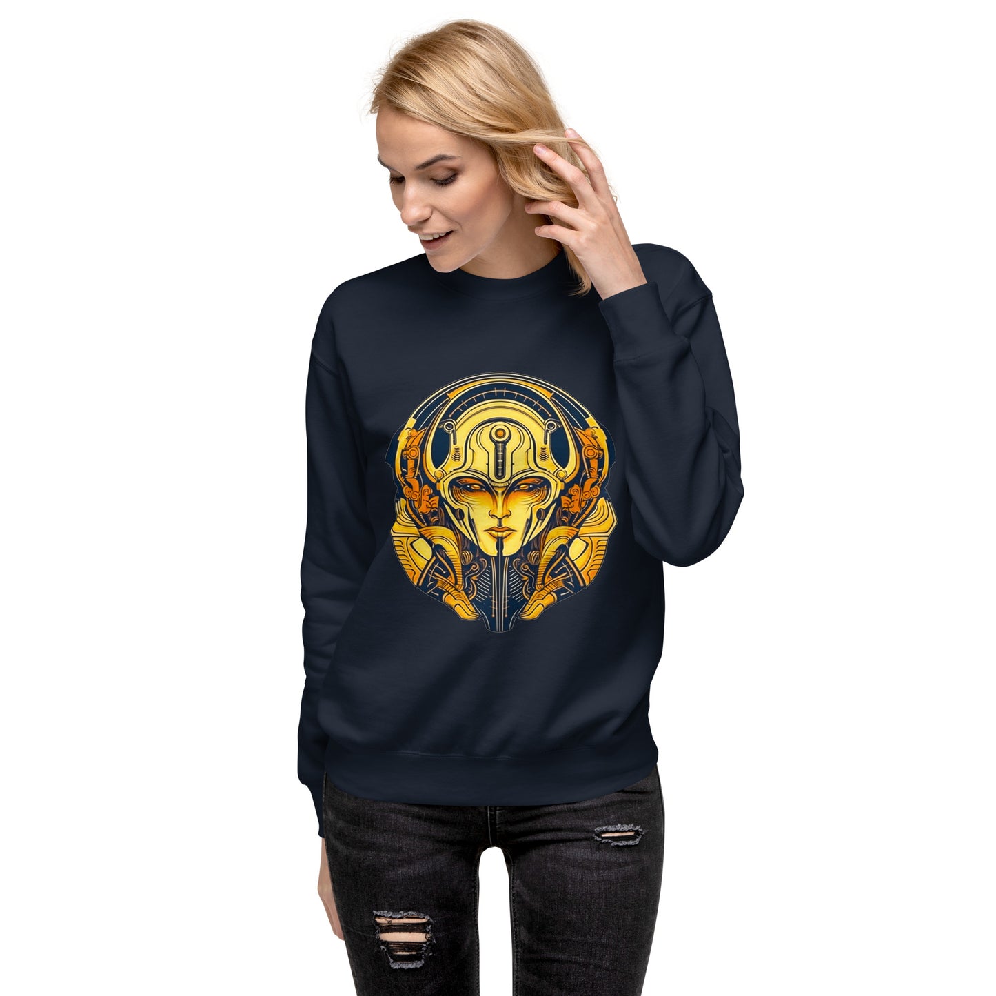 The Guardian's Mask: Alloyra - Unisex Premium Sweatshirt