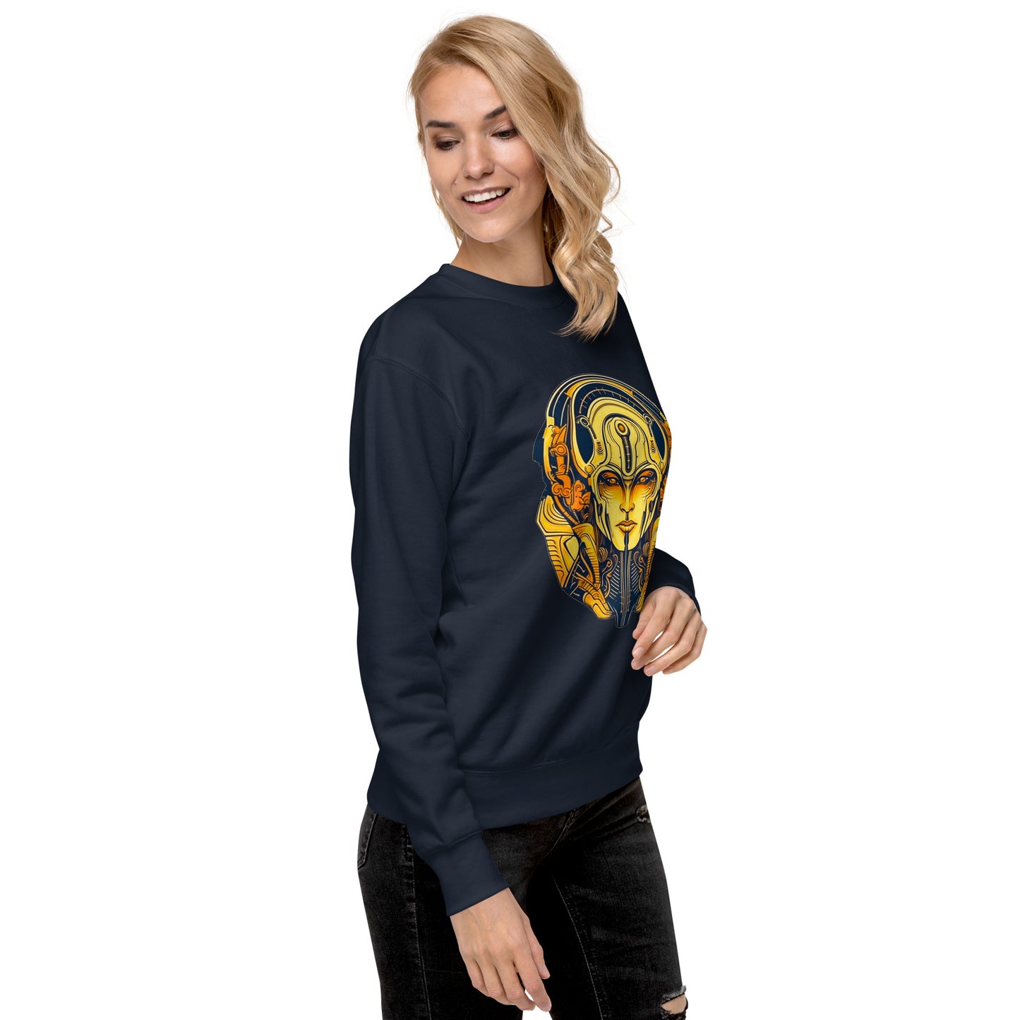 The Guardian's Mask: Alloyra - Unisex Premium Sweatshirt