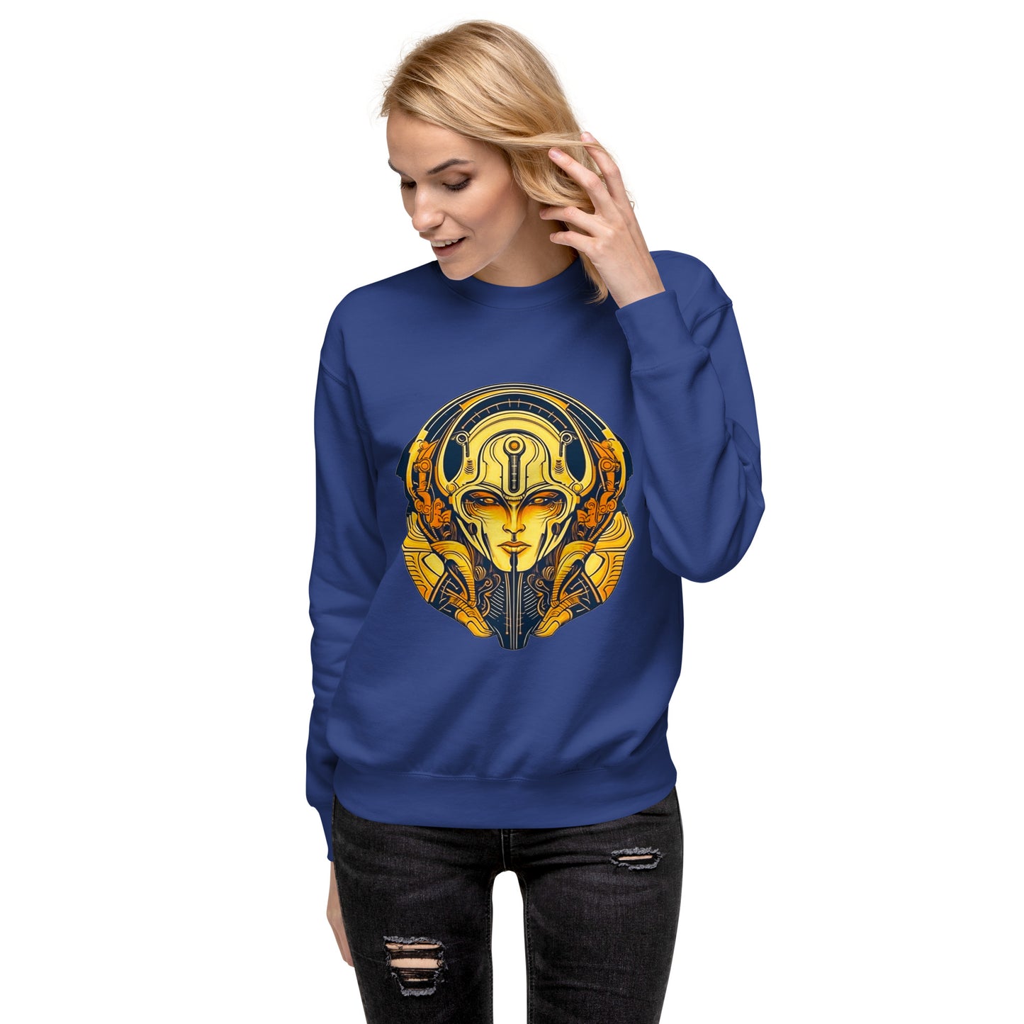 The Guardian's Mask: Alloyra - Unisex Premium Sweatshirt