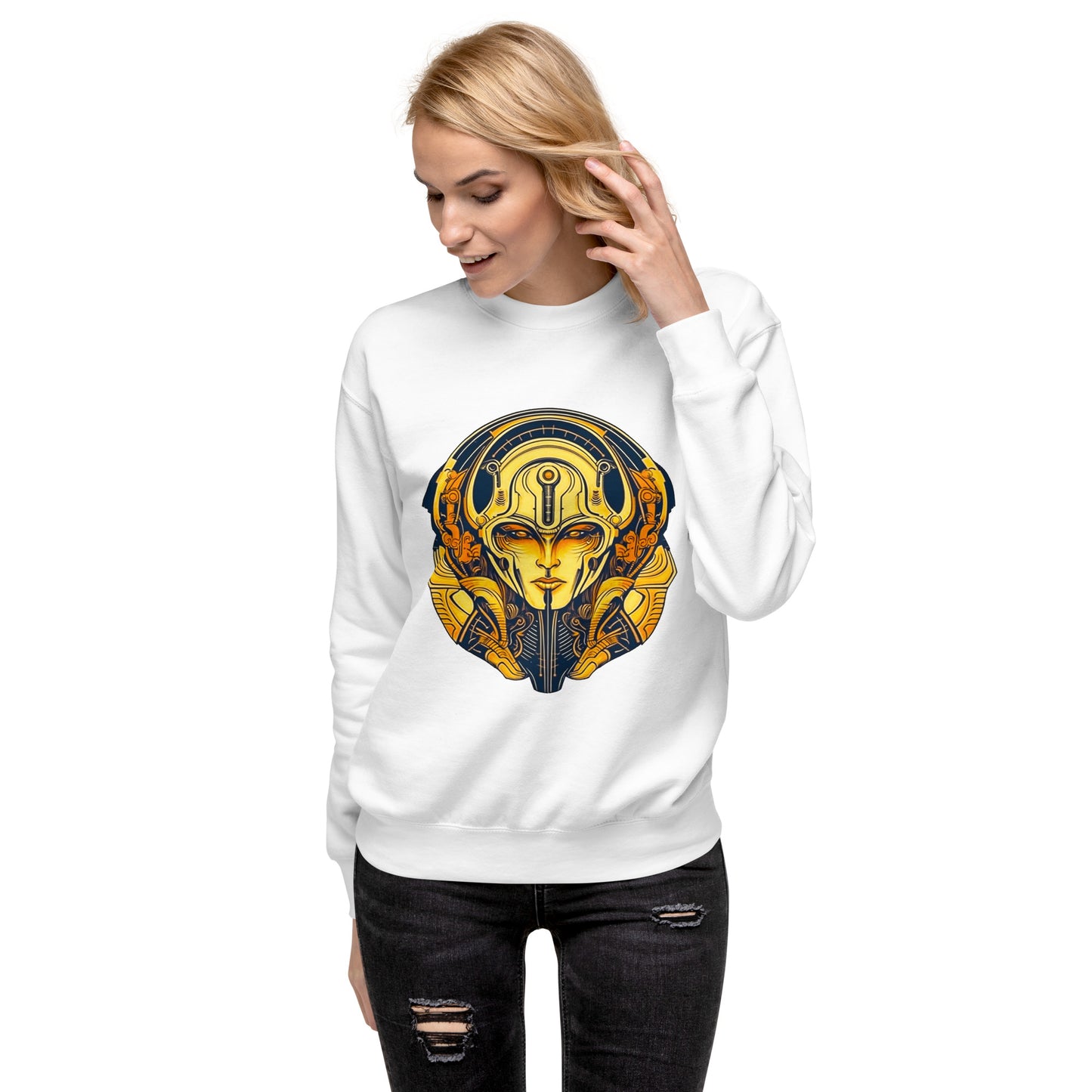 The Guardian's Mask: Alloyra - Unisex Premium Sweatshirt