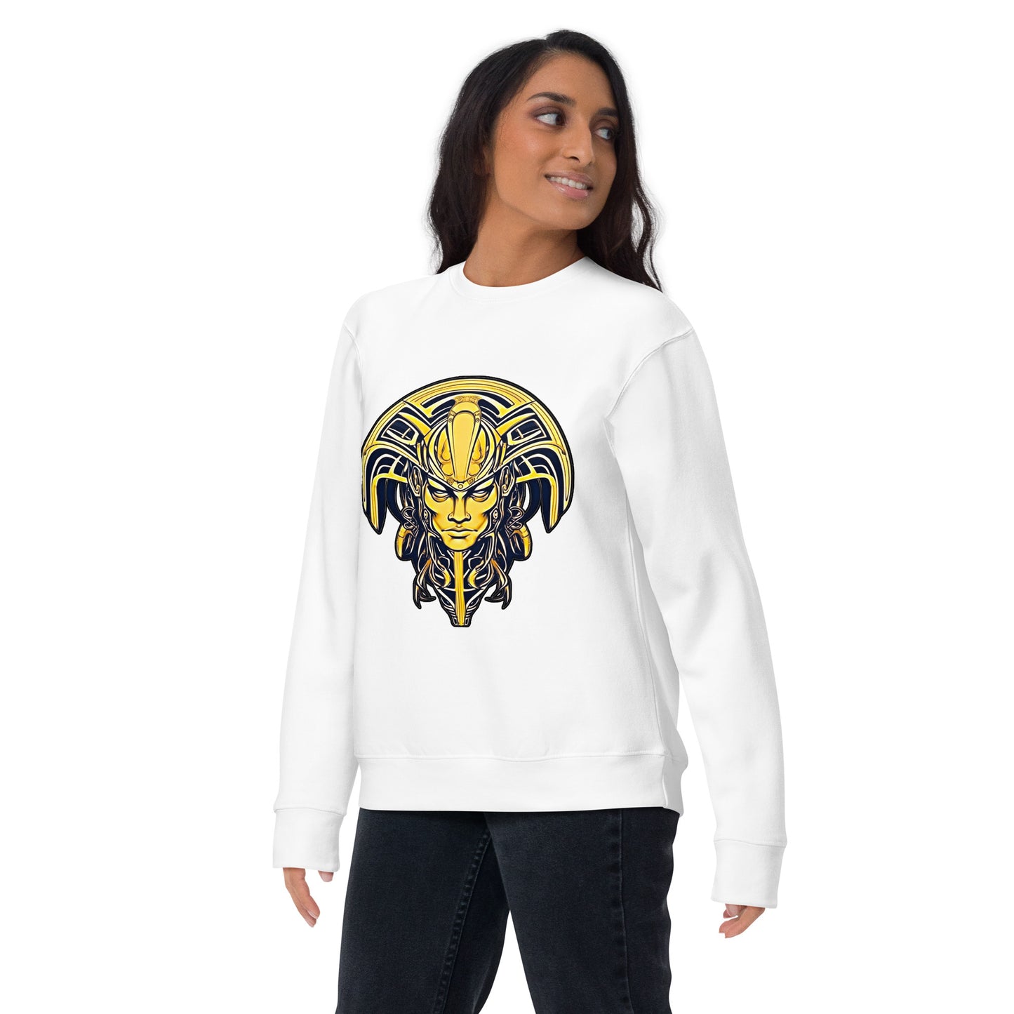 The Mask of Valor: Kara - Unisex Premium Sweatshirt