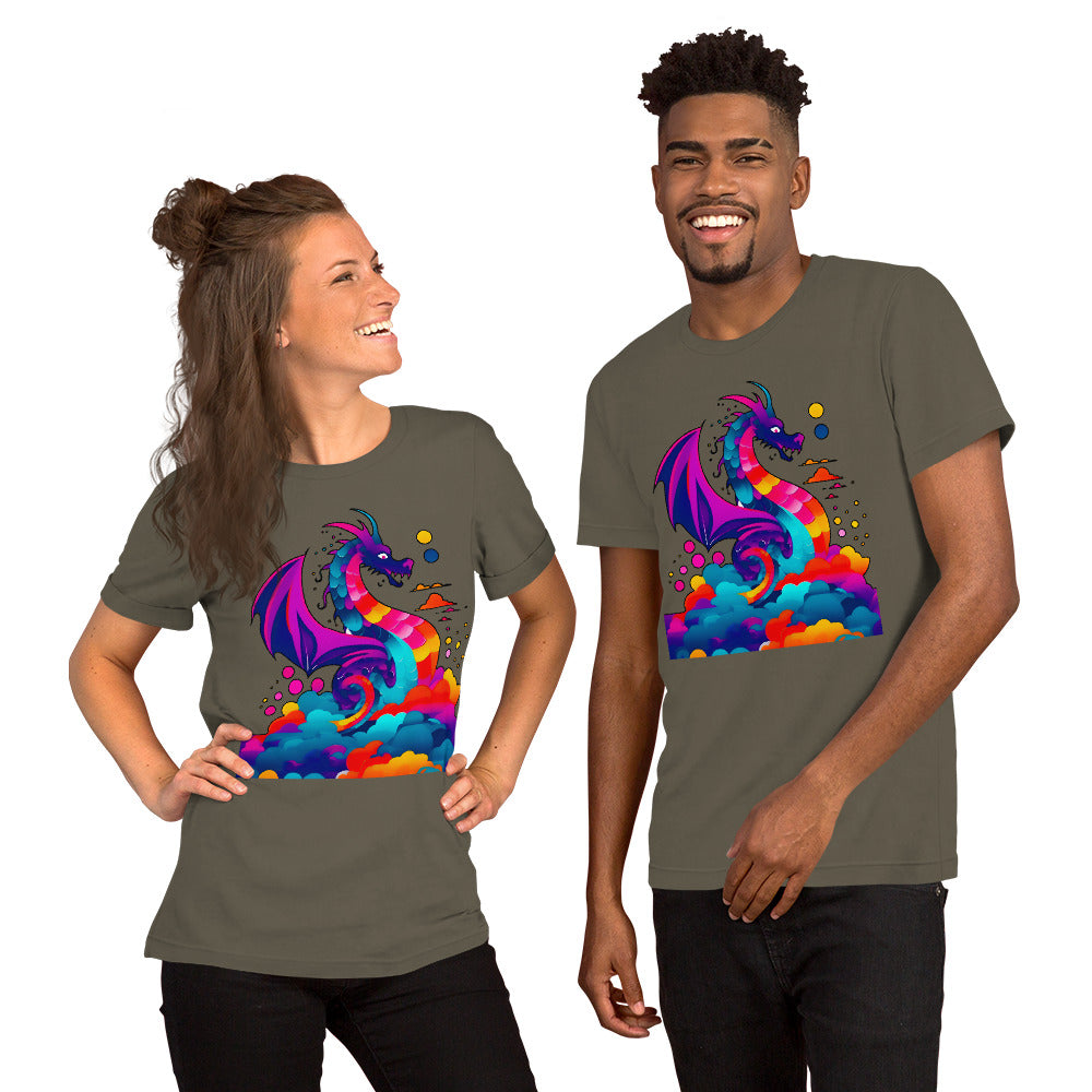 Celestial Chroma Dragon - Unisex t-shirt