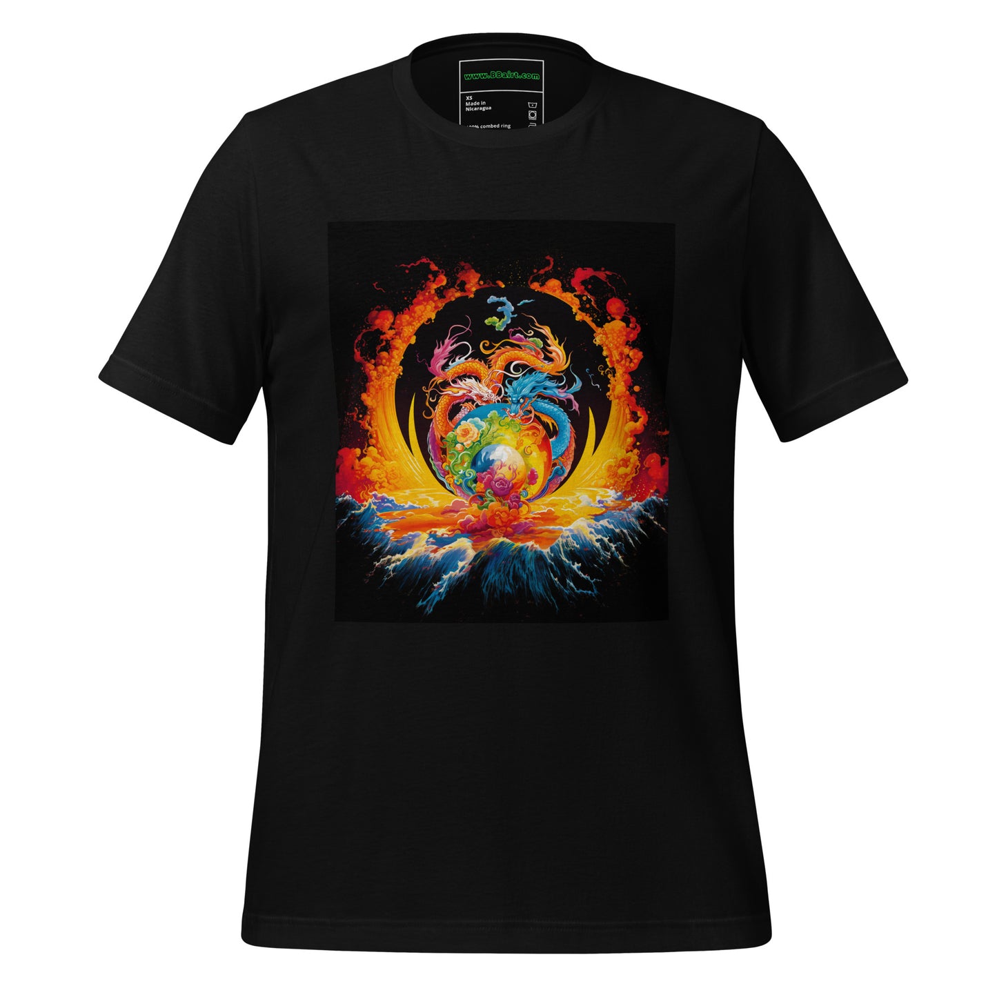 Eternal Harmony: Dual Dragon Unisex t-shirt