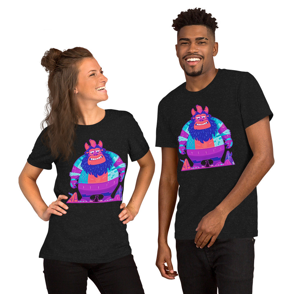 Trollish Feline Encounter - Unisex t-shirt