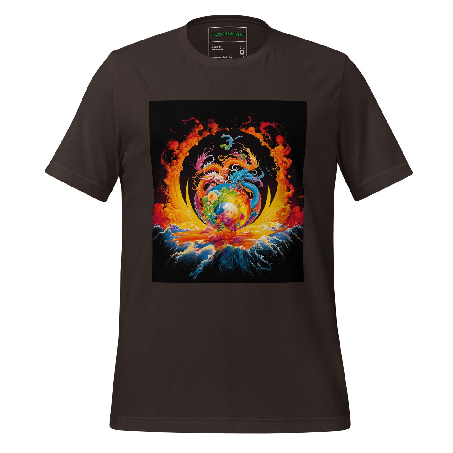 Eternal Harmony: Dual Dragon Unisex t-shirt