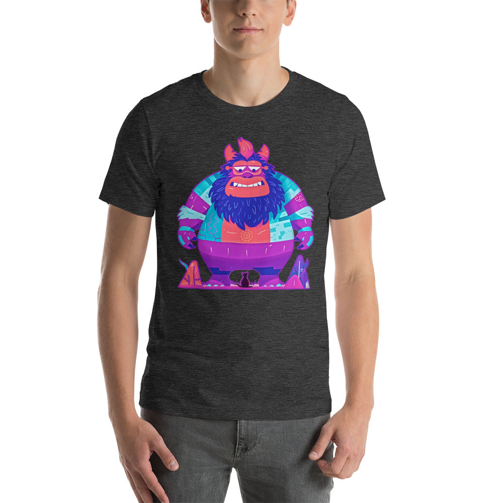 Trollish Feline Encounter - Unisex t-shirt