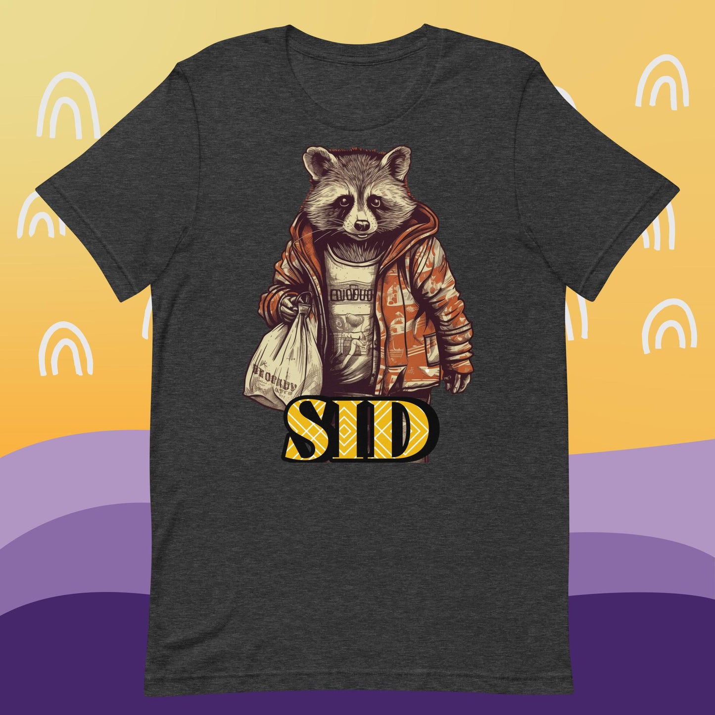 Sid the Retail Raccoon - Unisex t-shirt