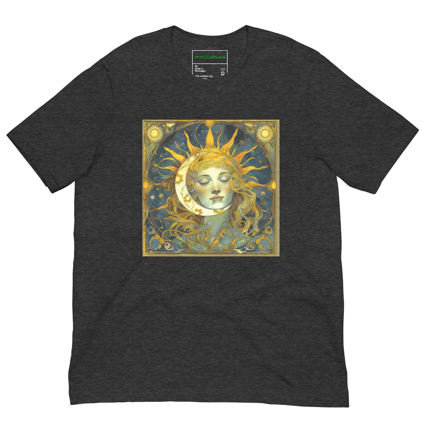 Cosmic Harmony: Sun and Moon Balance - Unisex T-Shirt