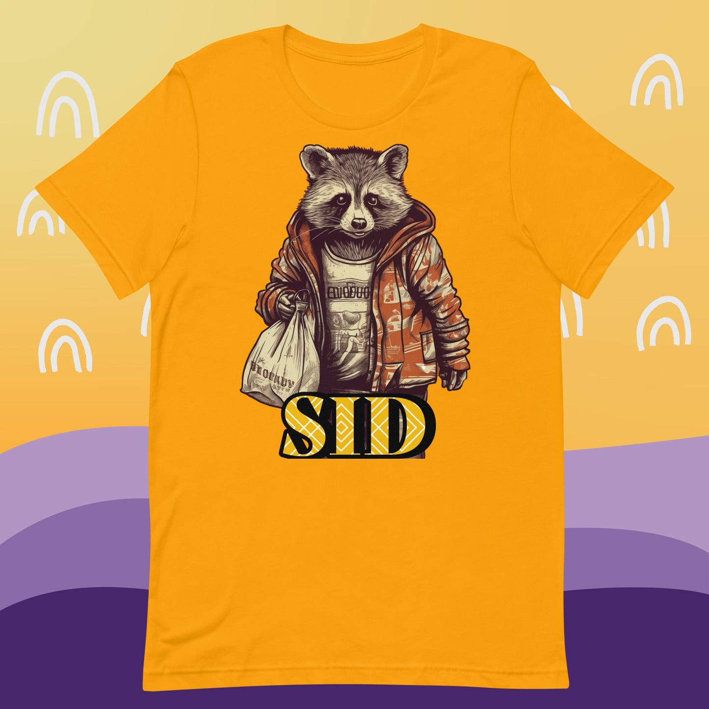 Sid the Retail Raccoon - Unisex t-shirt