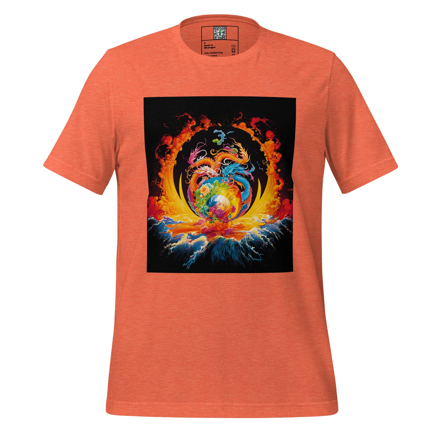 Eternal Harmony: Dual Dragon Unisex t-shirt