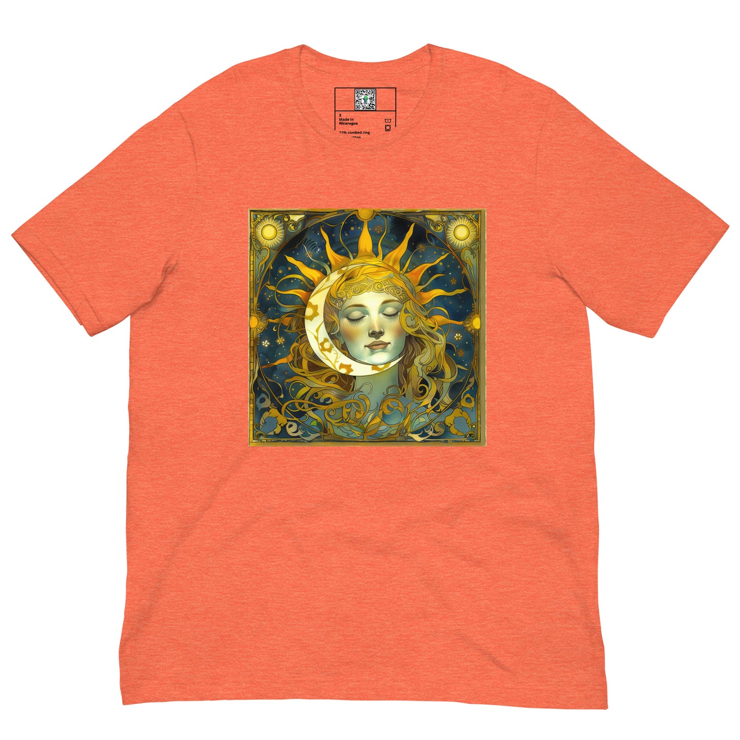 Cosmic Harmony: Sun and Moon Balance - Unisex T-Shirt