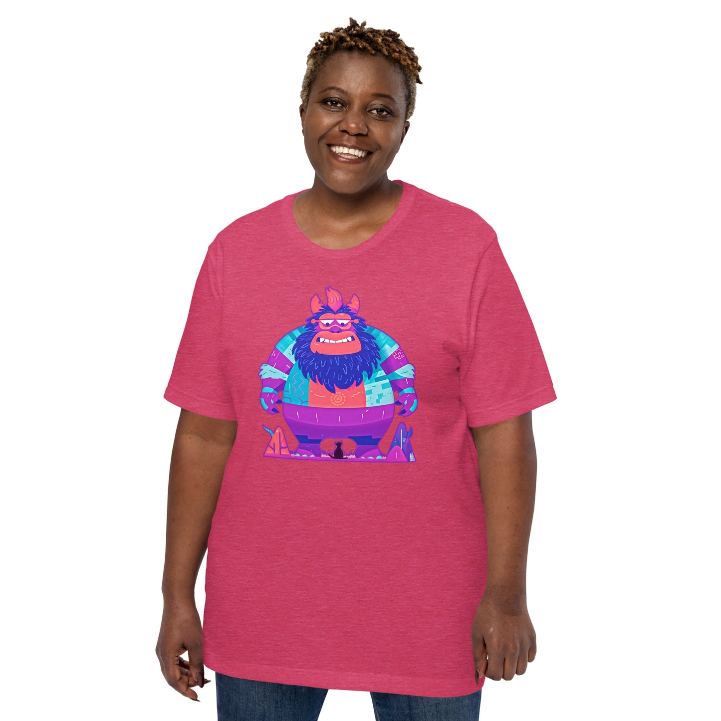 Trollish Feline Encounter - Unisex t-shirt