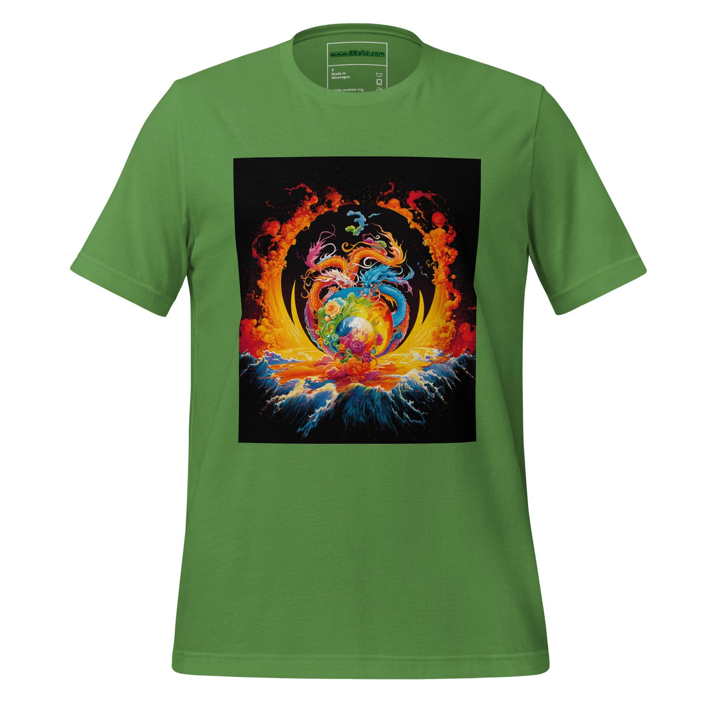 Eternal Harmony: Dual Dragon Unisex t-shirt