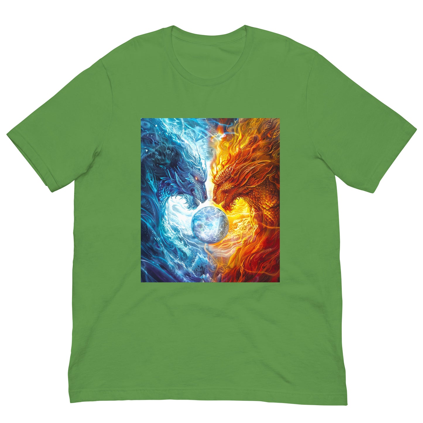 Equinox Harmony: Fire and Ice Guardians - Unisex t-shirt