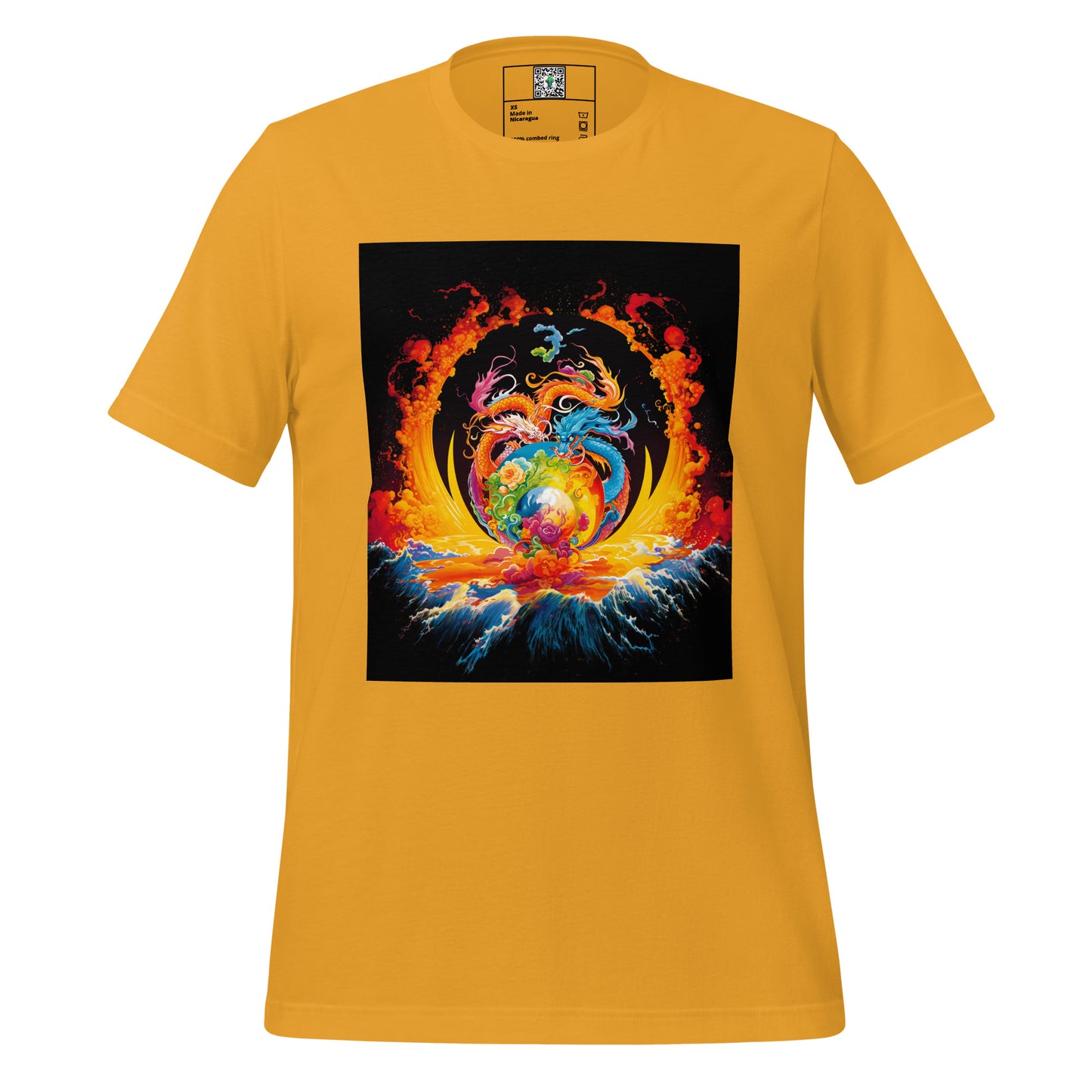 Eternal Harmony: Dual Dragon Unisex t-shirt