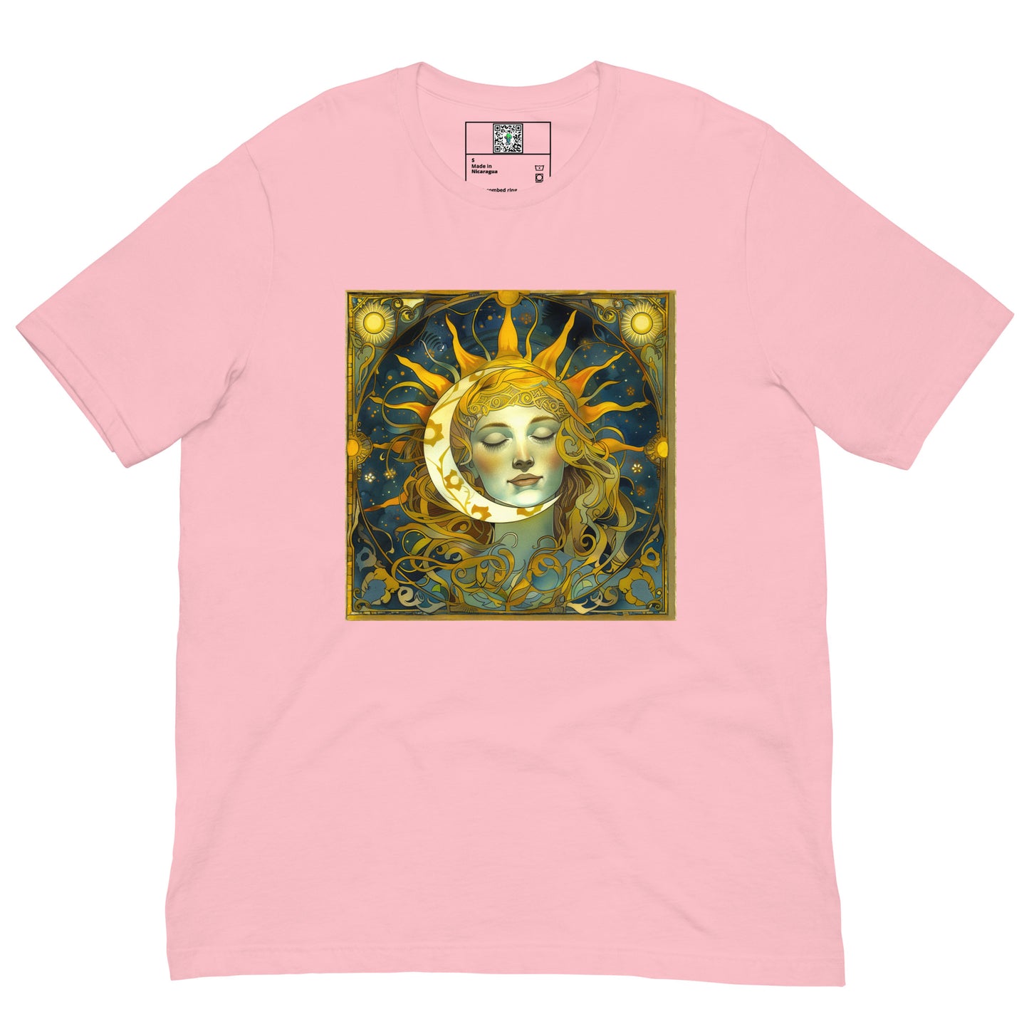 Cosmic Harmony: Sun and Moon Balance - Unisex T-Shirt