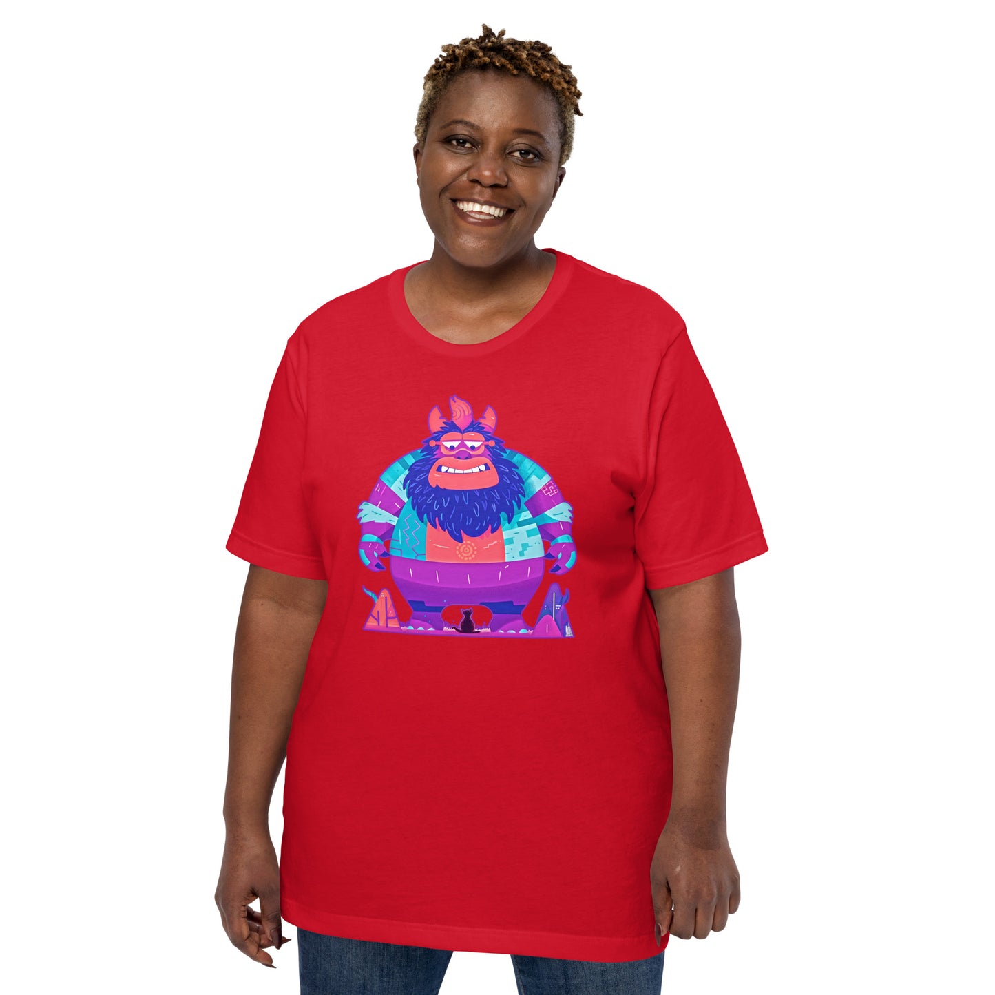 Trollish Feline Encounter - Unisex t-shirt