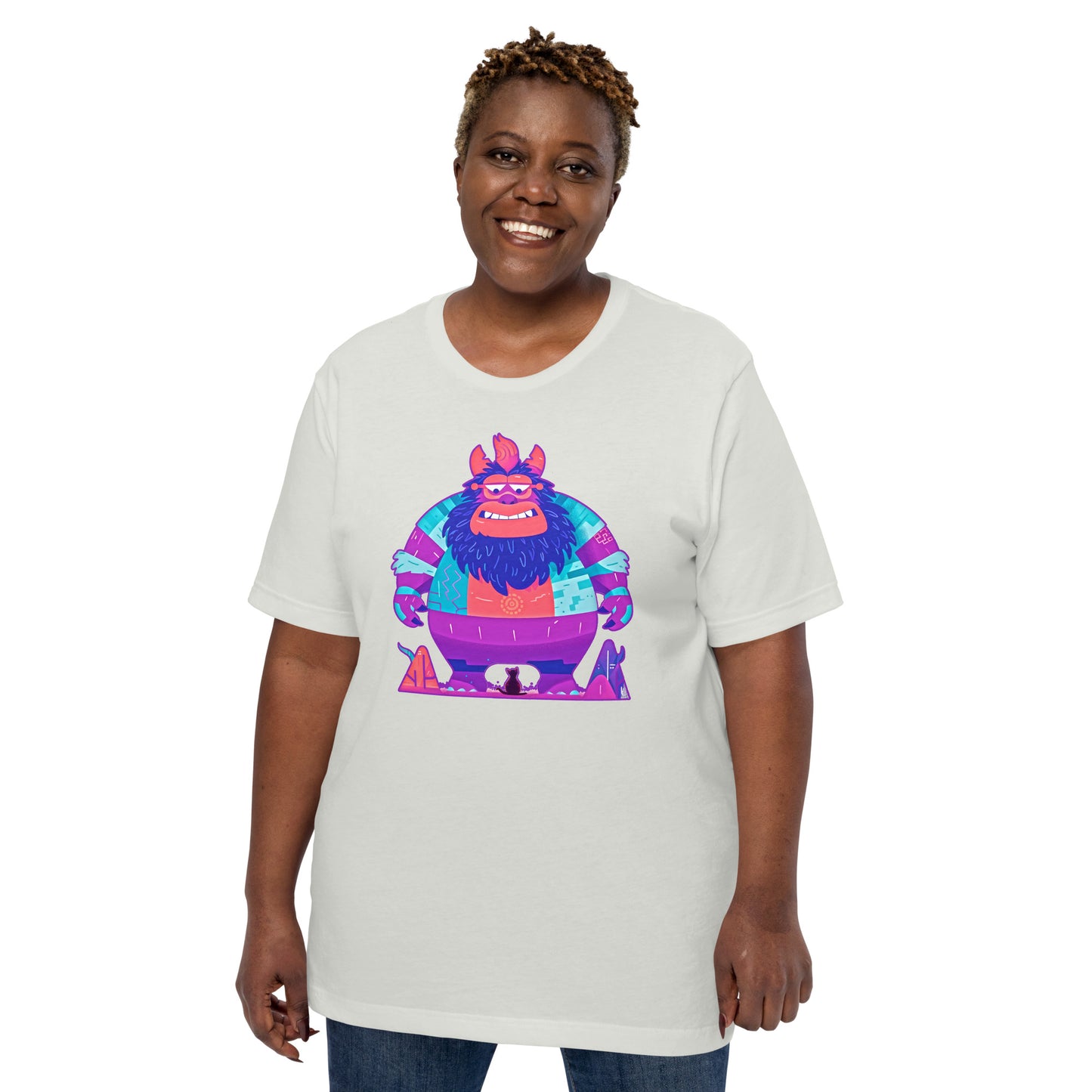 Trollish Feline Encounter - Unisex t-shirt