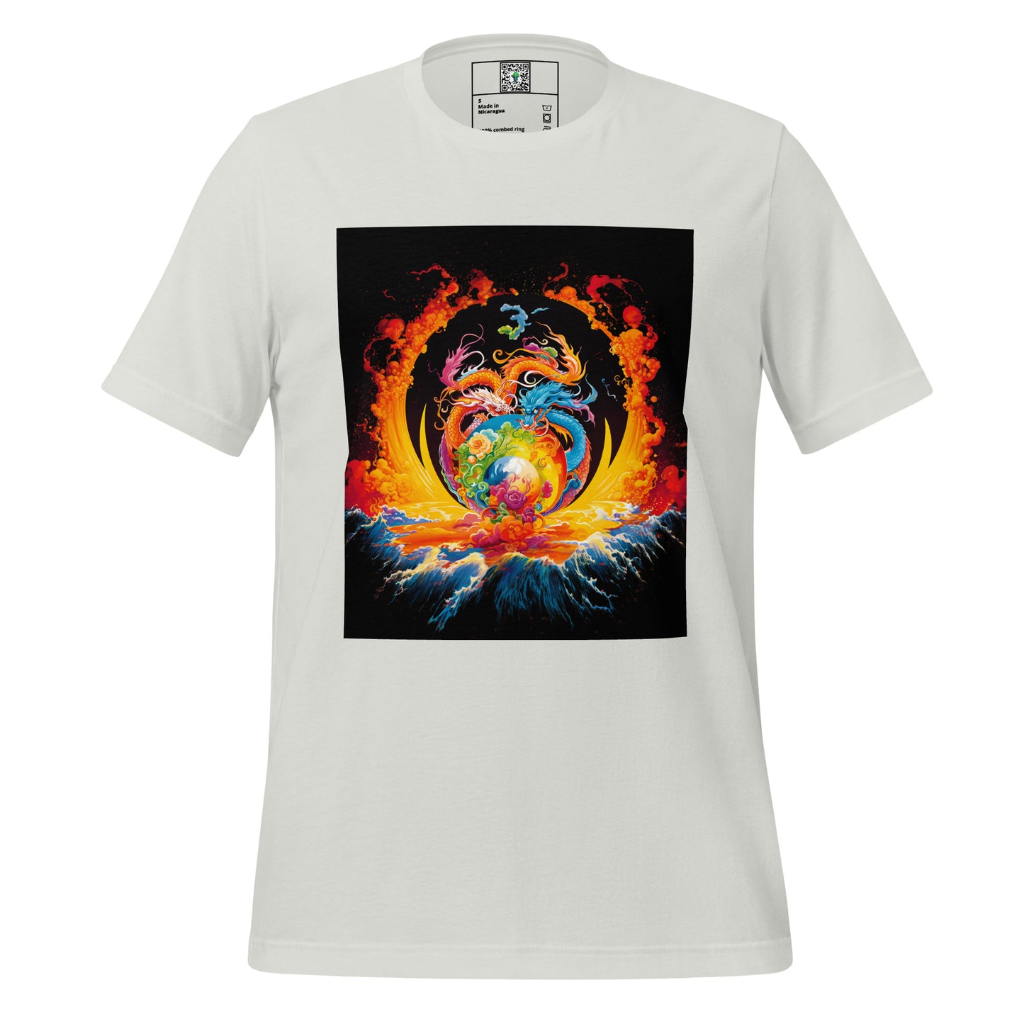 Eternal Harmony: Dual Dragon Unisex t-shirt