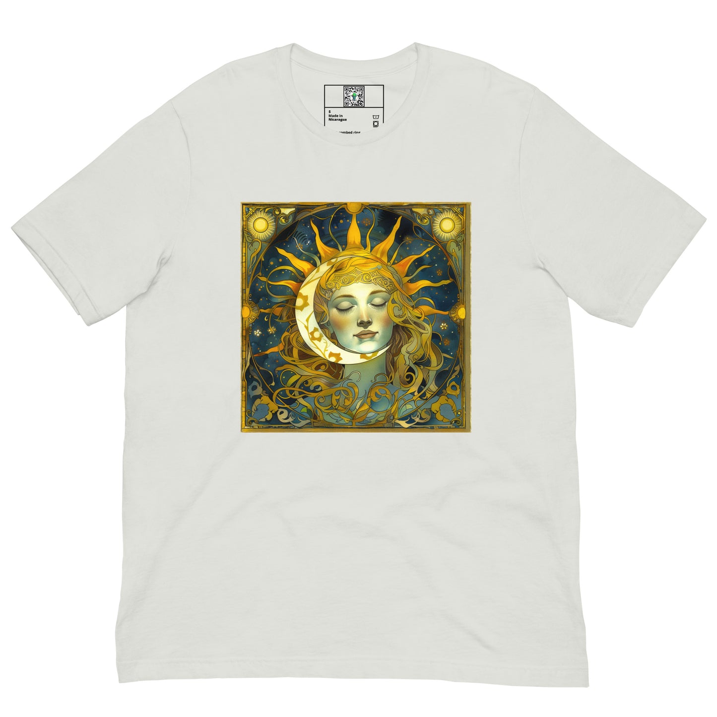 Cosmic Harmony: Sun and Moon Balance - Unisex T-Shirt