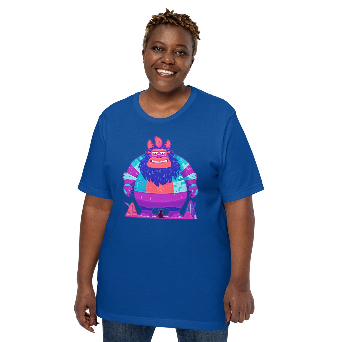 Trollish Feline Encounter - Unisex t-shirt