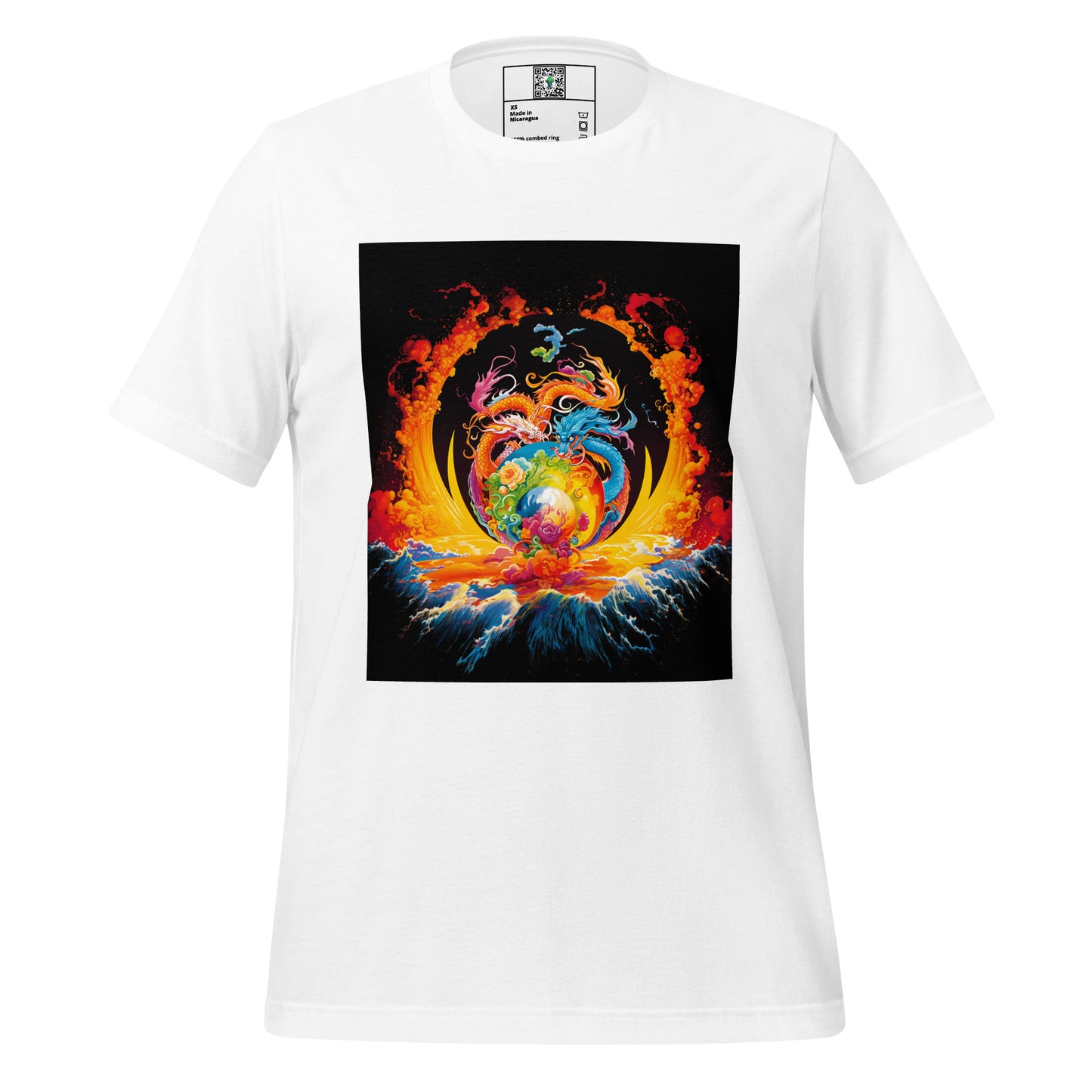 Eternal Harmony: Dual Dragon Unisex t-shirt