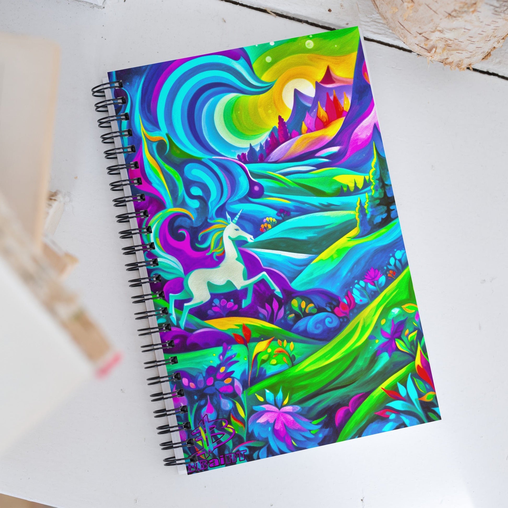 Valley of Seraphina - Spiral notebook - BBairt