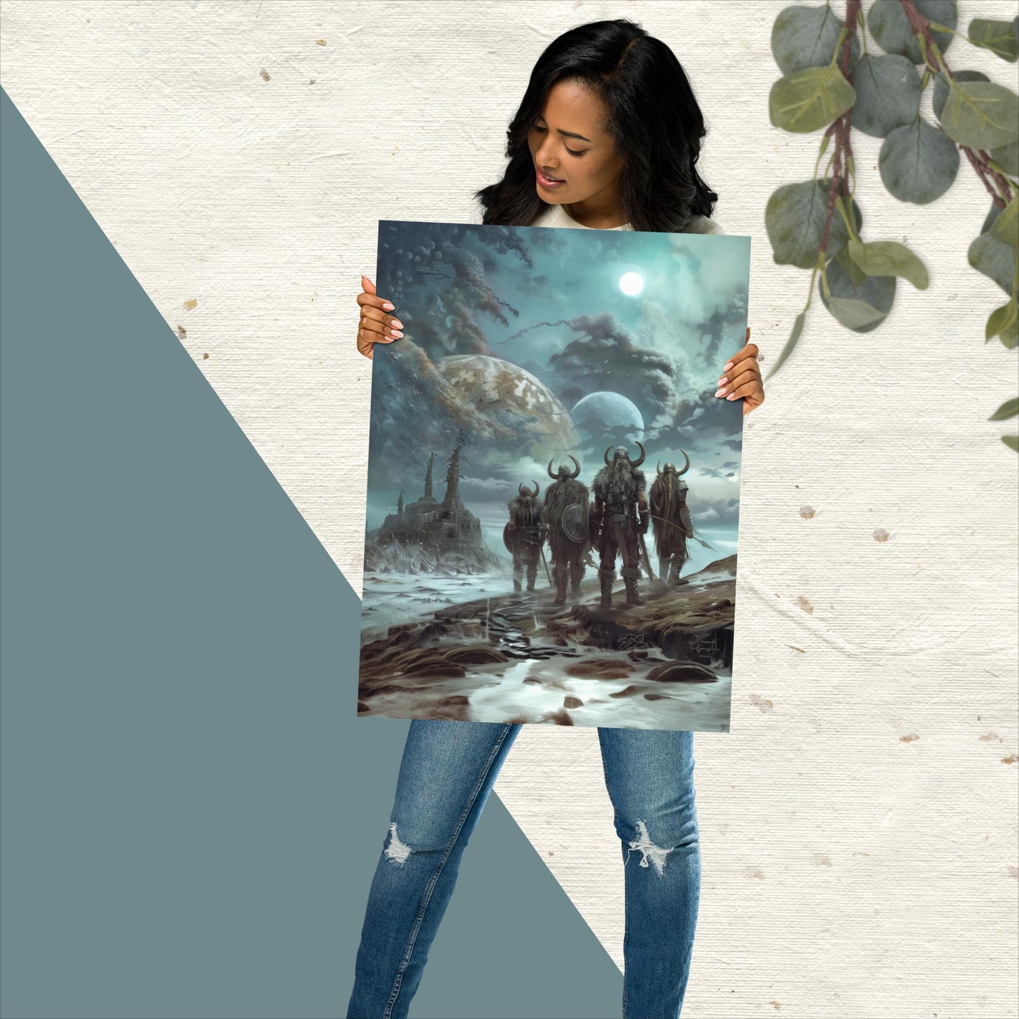 Vanguard of the Voidborn Siege - Photo paper poster - BBairt