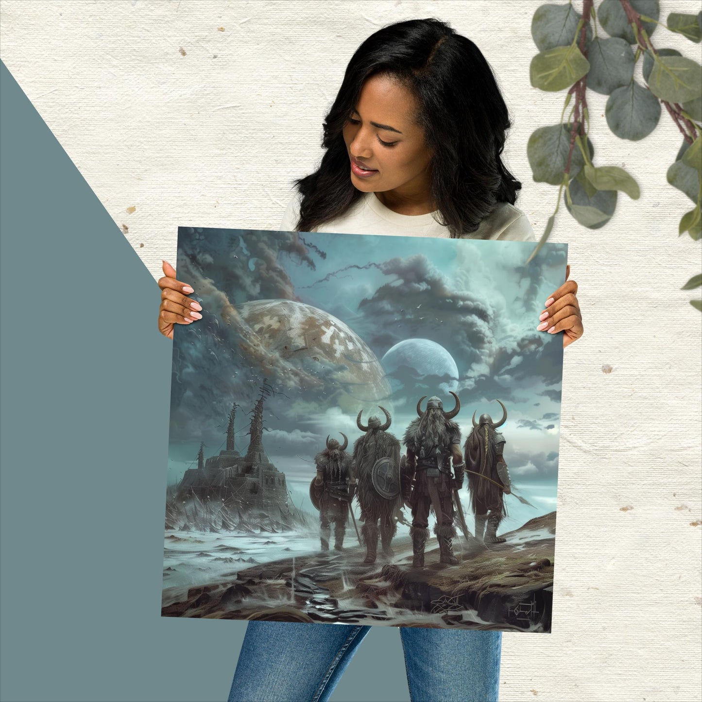 Vanguard of the Voidborn Siege - Photo paper poster - BBairt