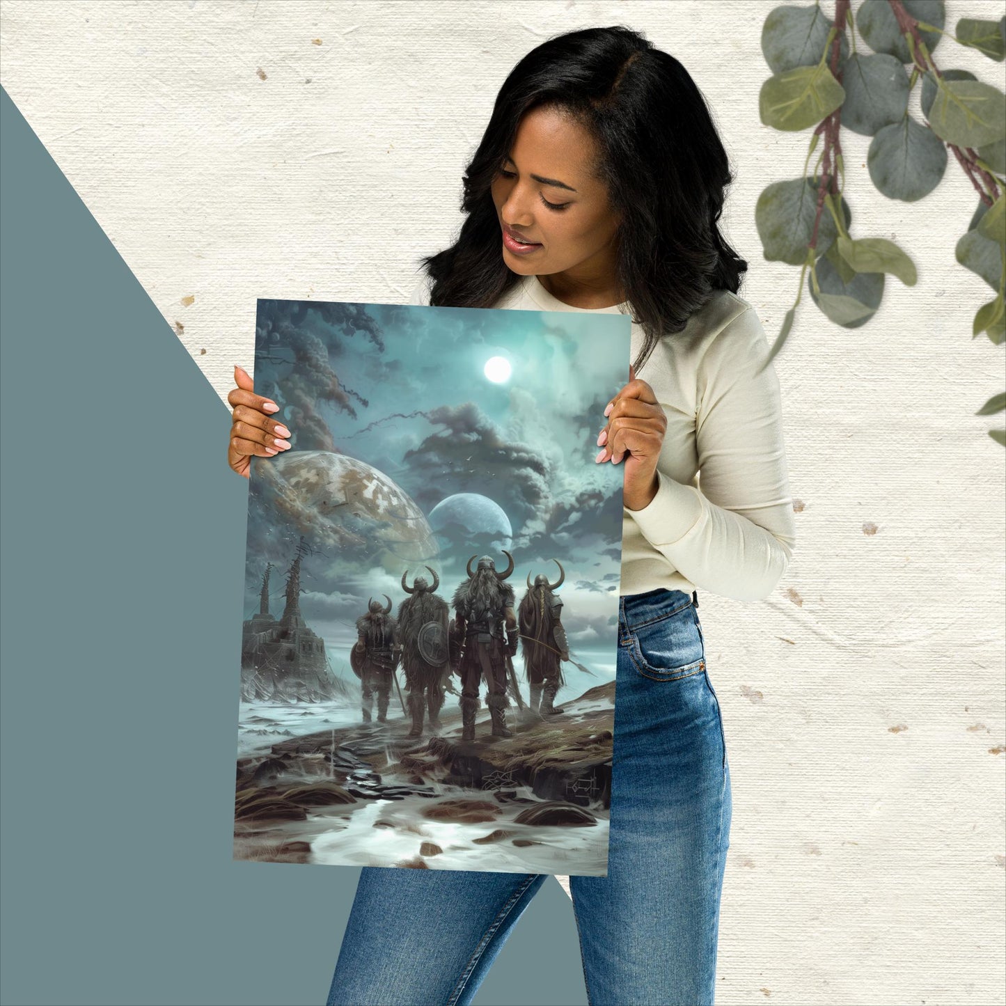 Vanguard of the Voidborn Siege - Photo paper poster - BBairt