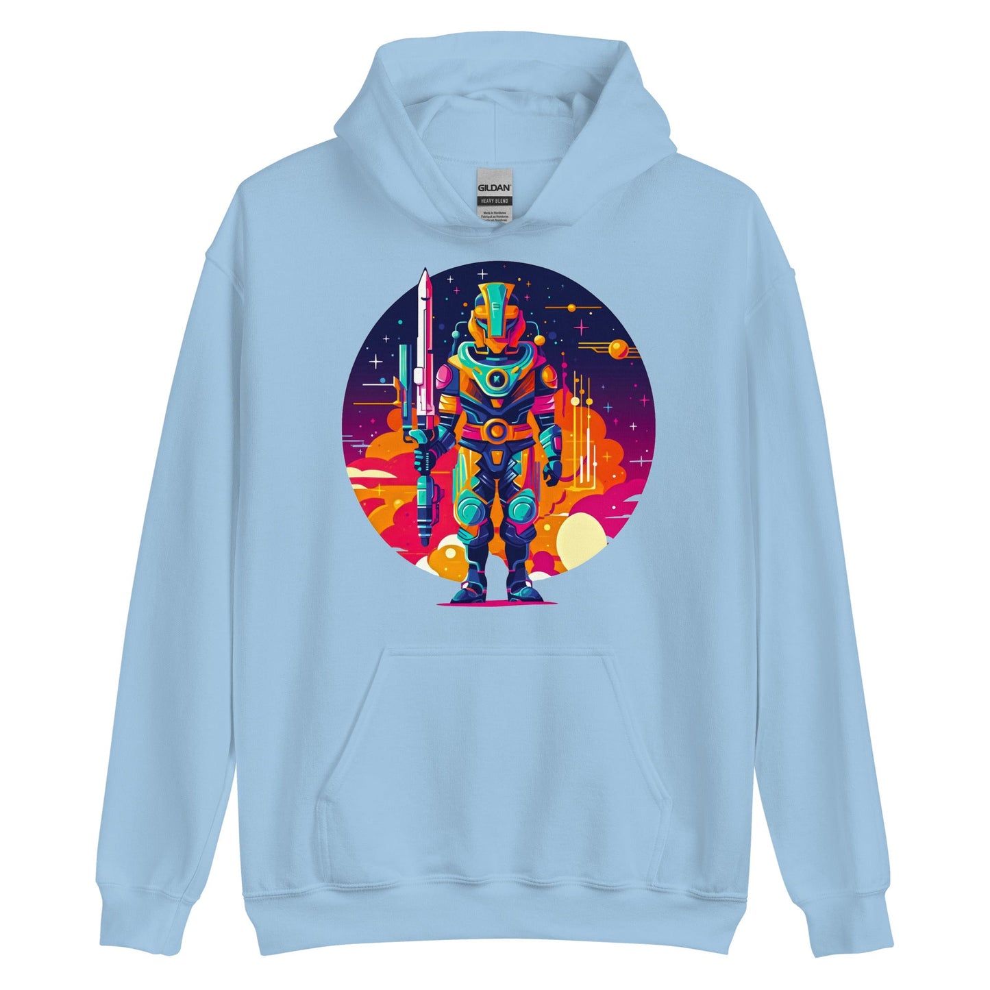 Vector Soldier Two - Unisex Gildan 18500 Hoodie - BBairt