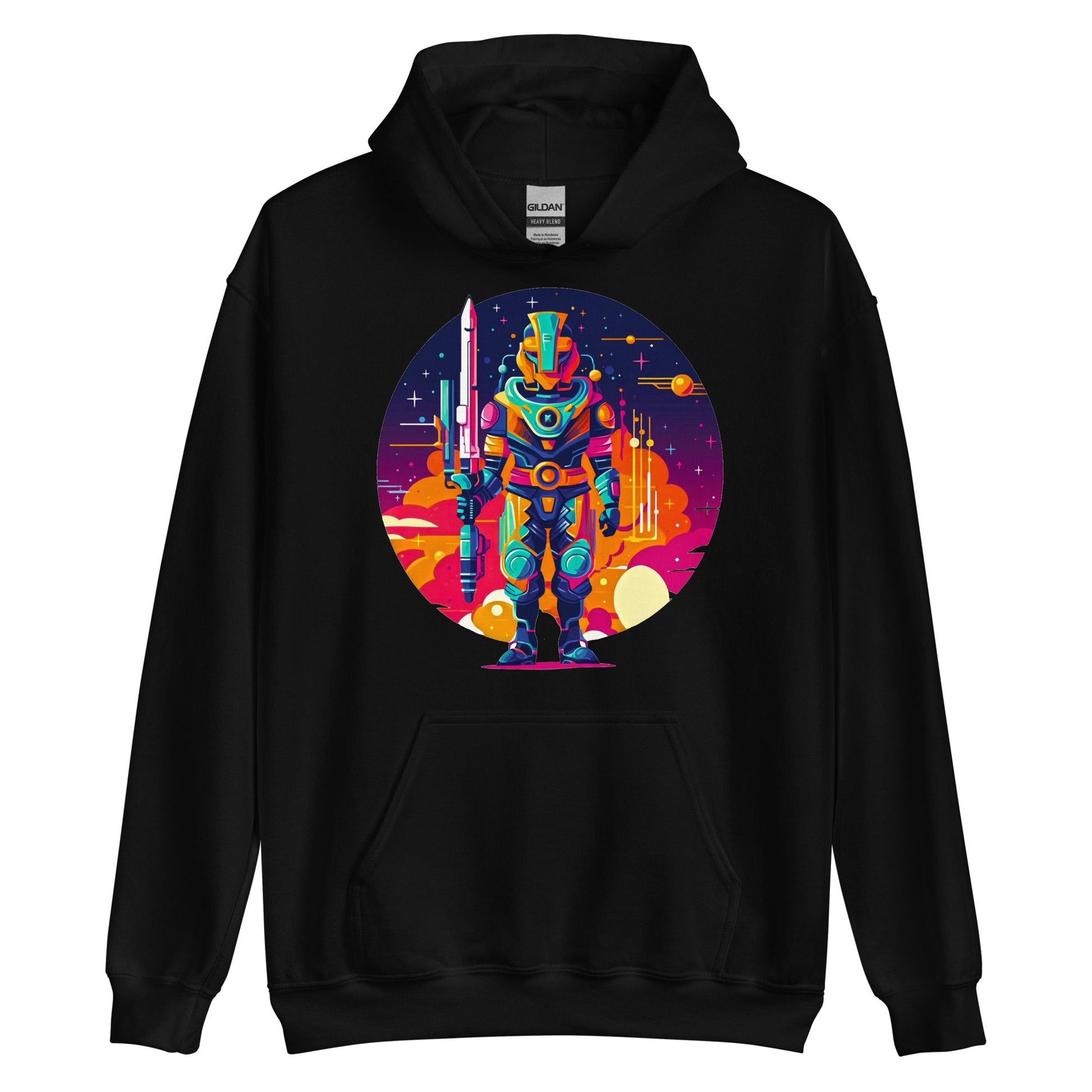 Vector Soldier Two - Unisex Gildan 18500 Hoodie - BBairt